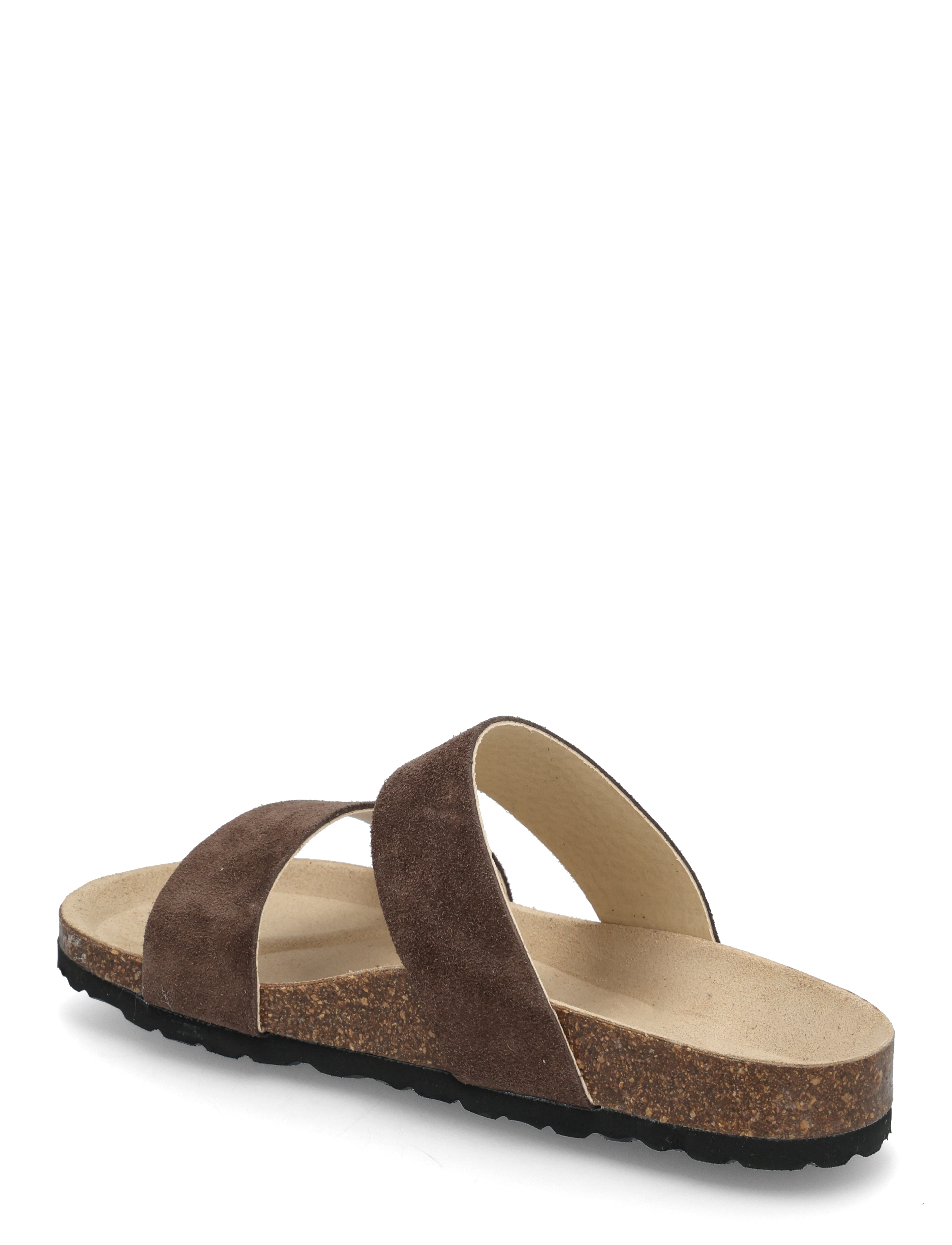 Bianco - BIABETRICIA Twin Strap Sandal Suede - flade sandaler - brown - 2
