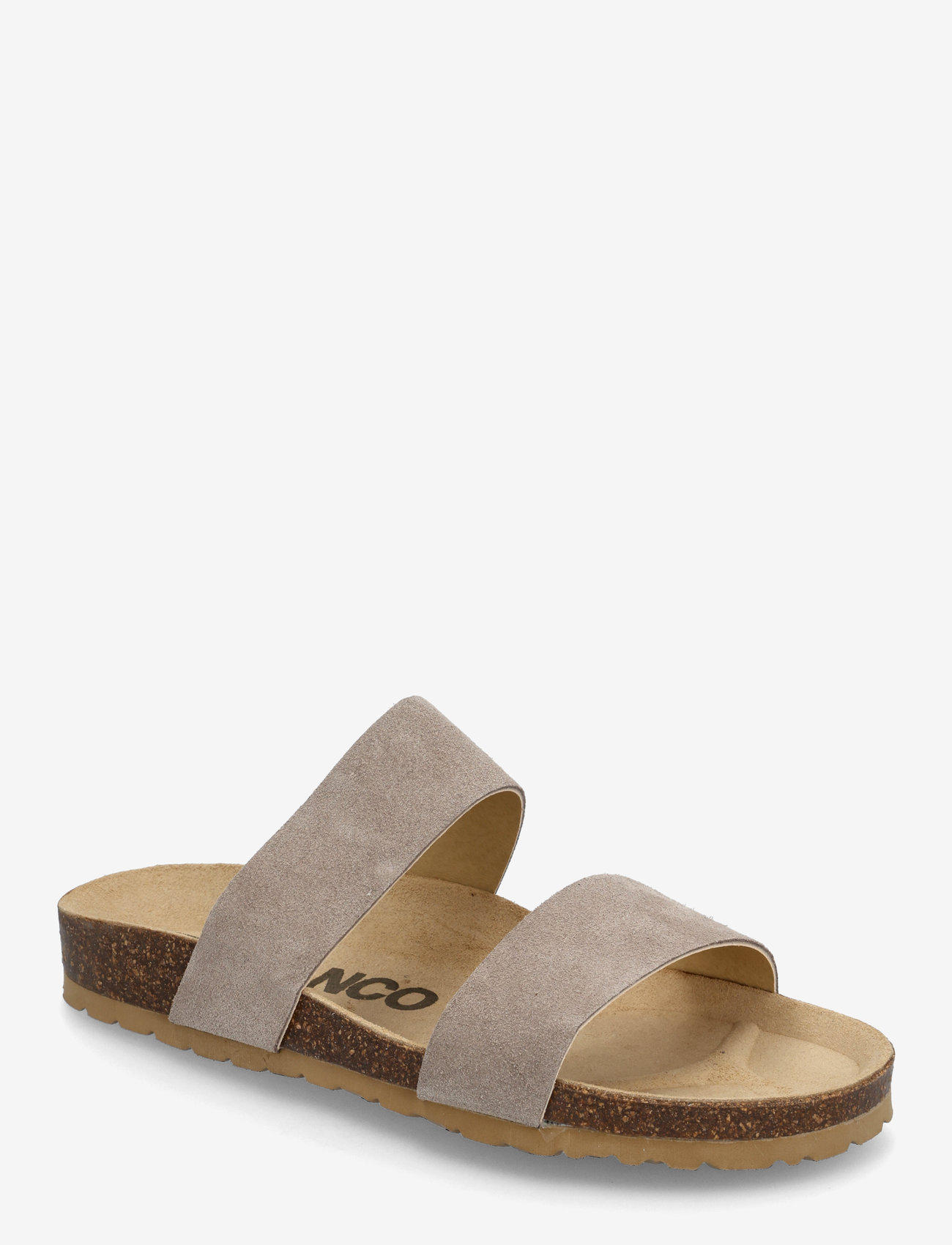Bianco - BIABETRICIA Twin Strap Sandal Suede - sandaler - sand 1 - 0