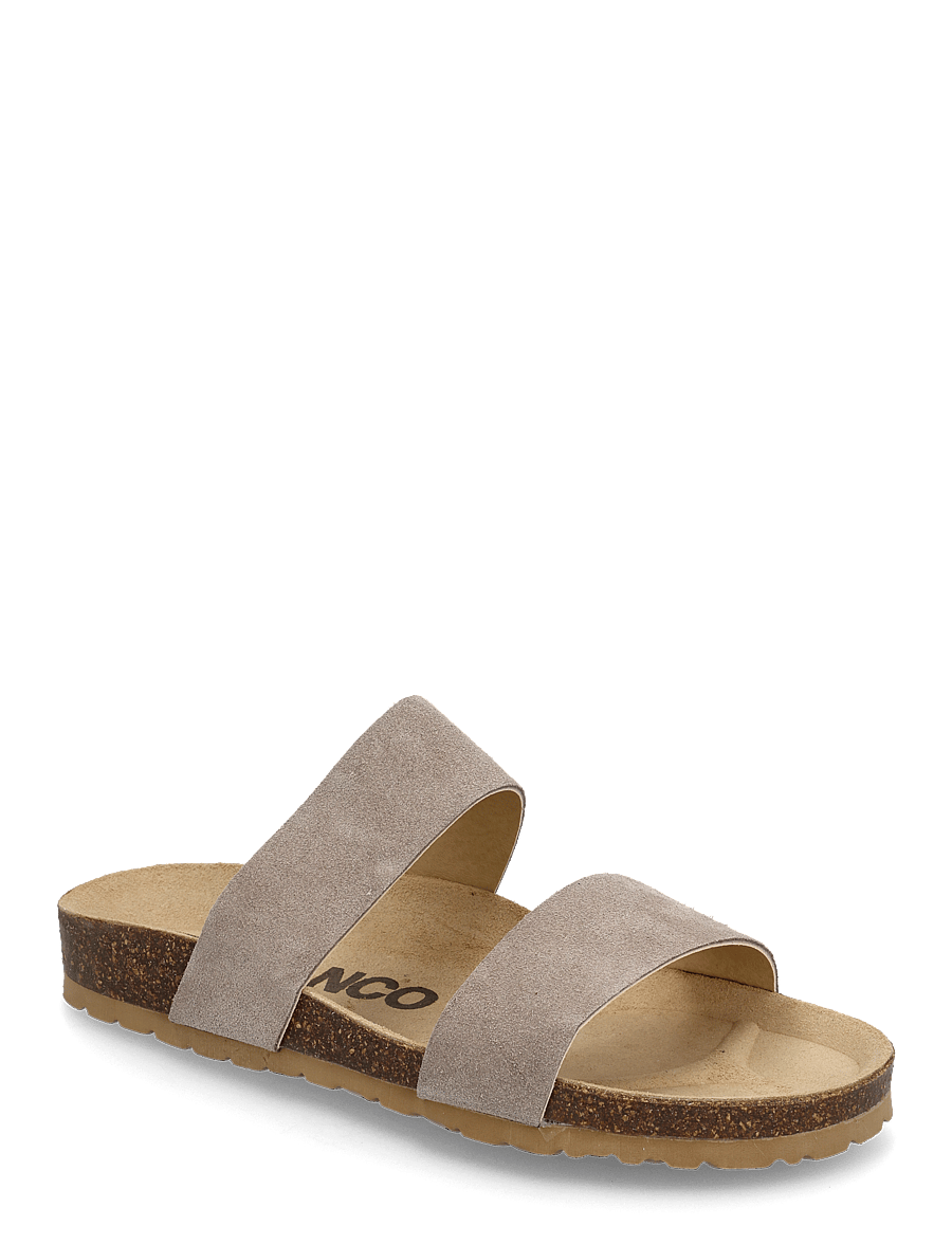 Bianco - BIABETRICIA Twin Strap Sandal Suede - lygiapadės basutės - sand 1 - 0
