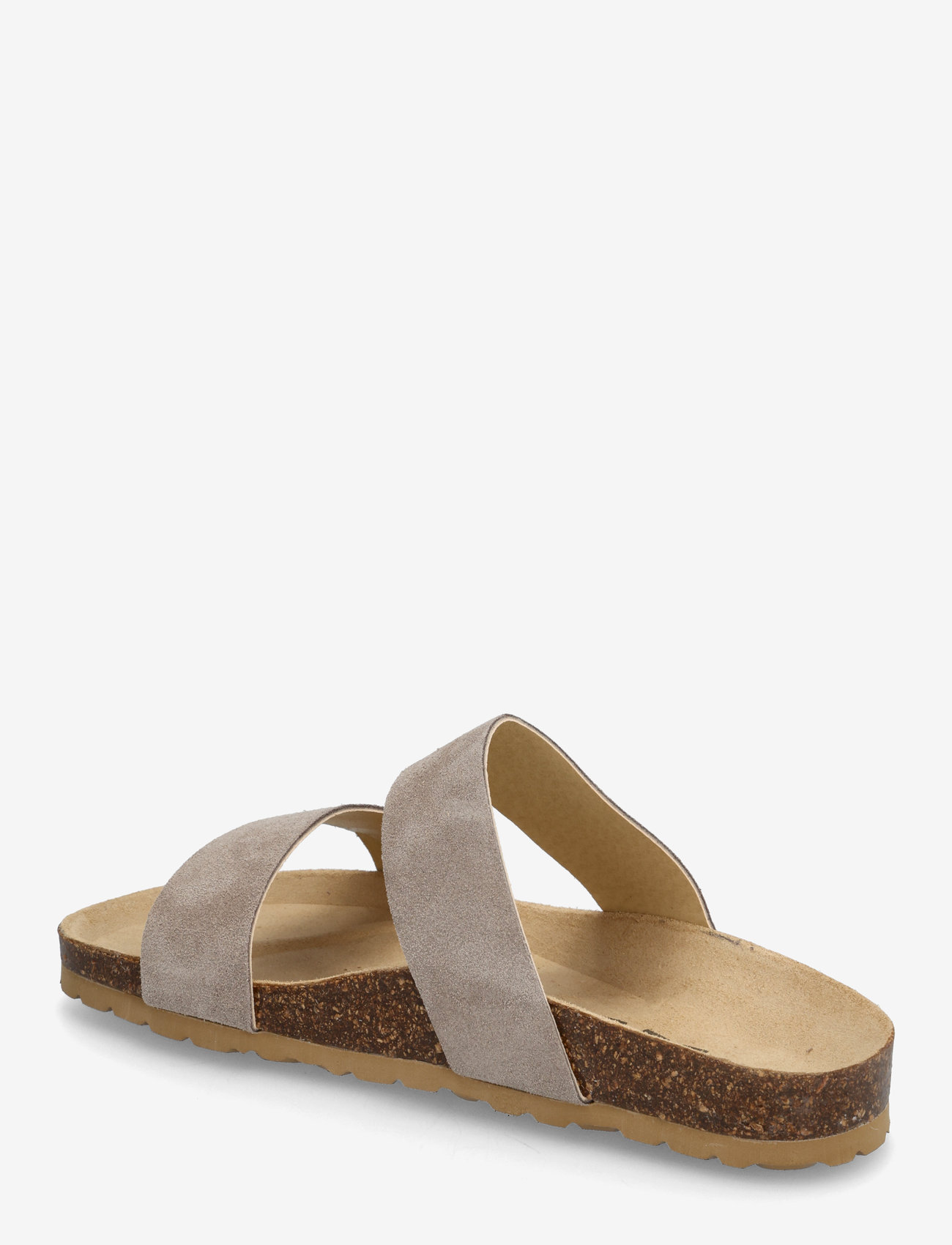 Bianco - BIABETRICIA Twin Strap Sandal Suede - sandaler - sand 1 - 2