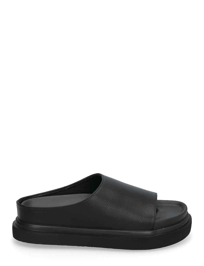 Bianco - BIAMILANO Slide Tumbled Faux Leather - black - 1