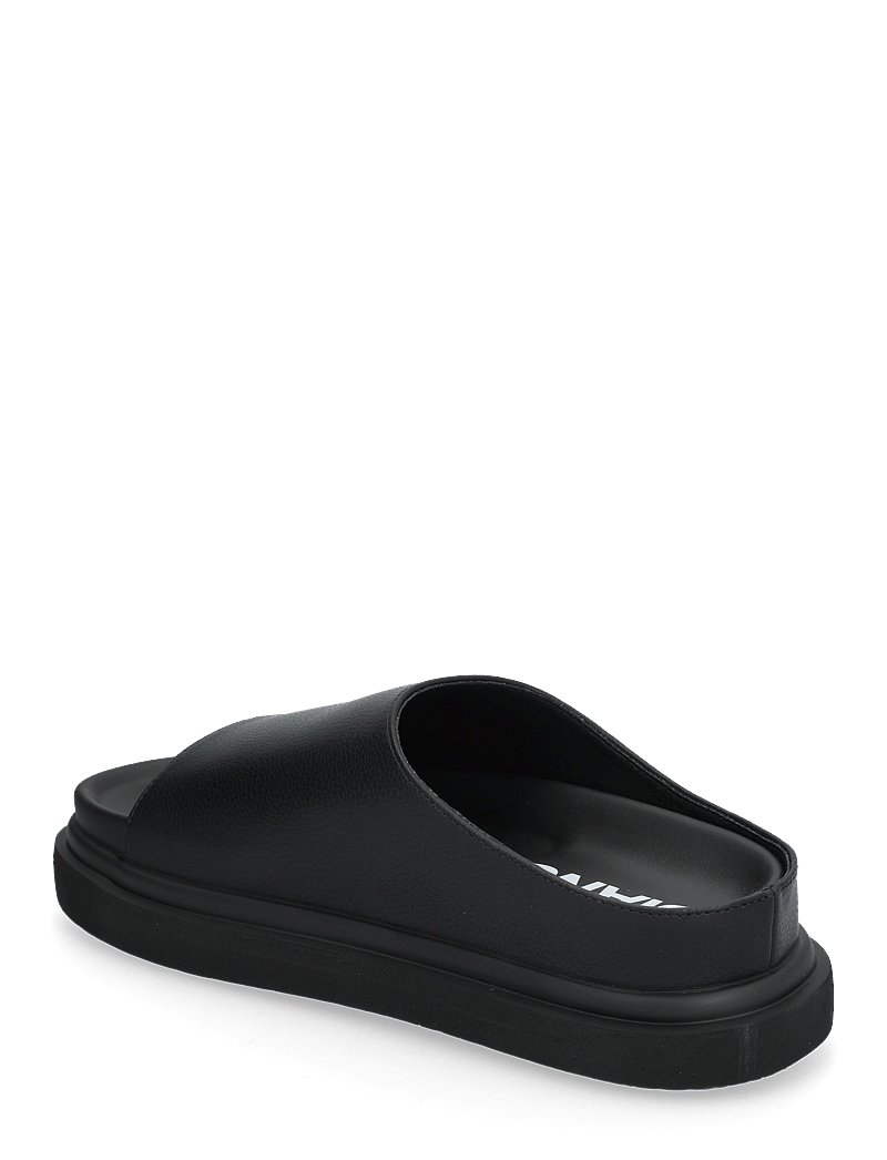 Bianco - BIAMILANO Slide Tumbled Faux Leather - black - 2
