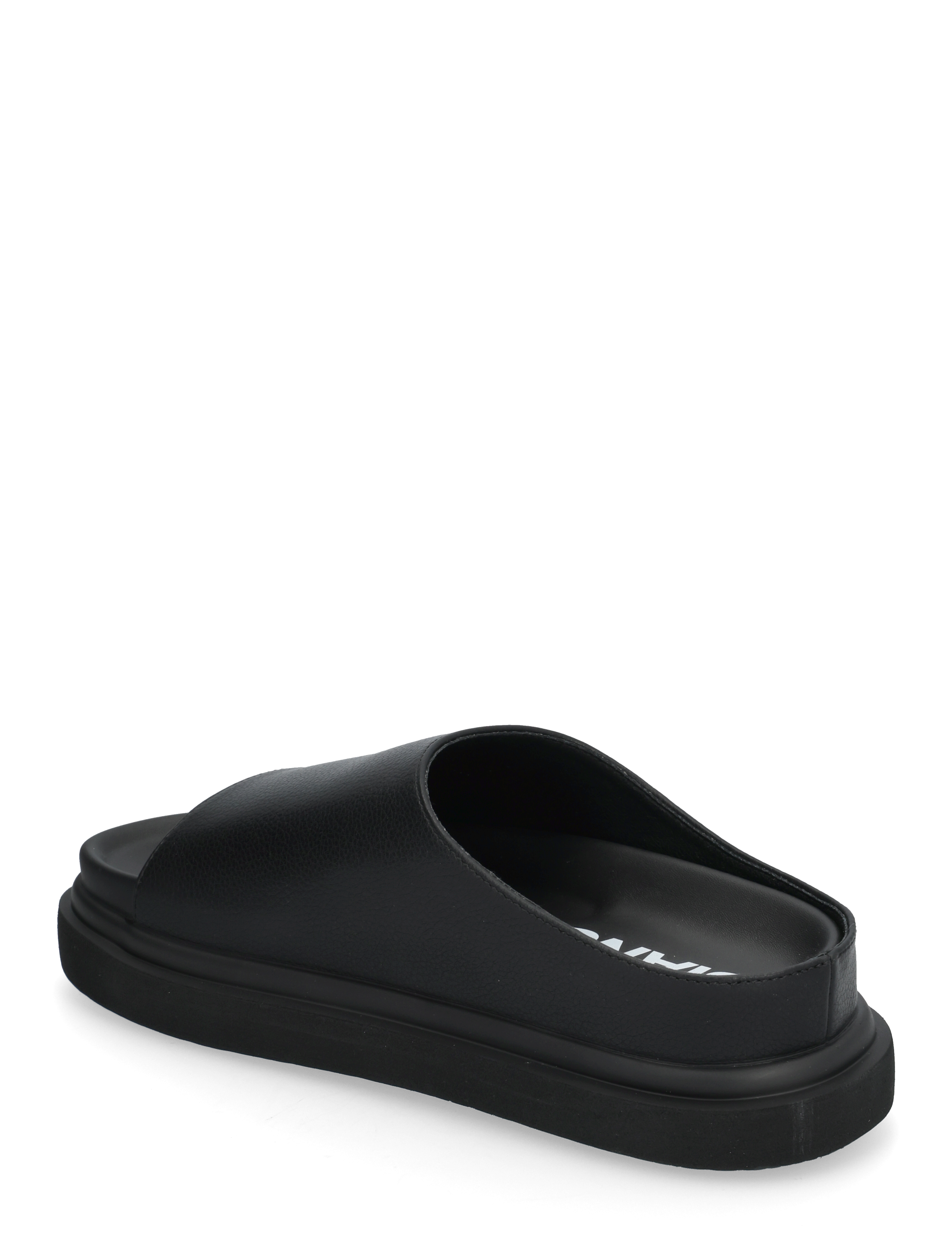 Bianco - BIAMILANO Slide Tumbled Faux Leather - black - 2