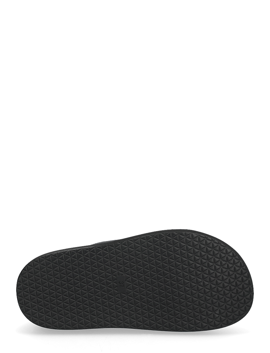 Bianco - BIAMILANO Slide Tumbled Faux Leather - black - 4