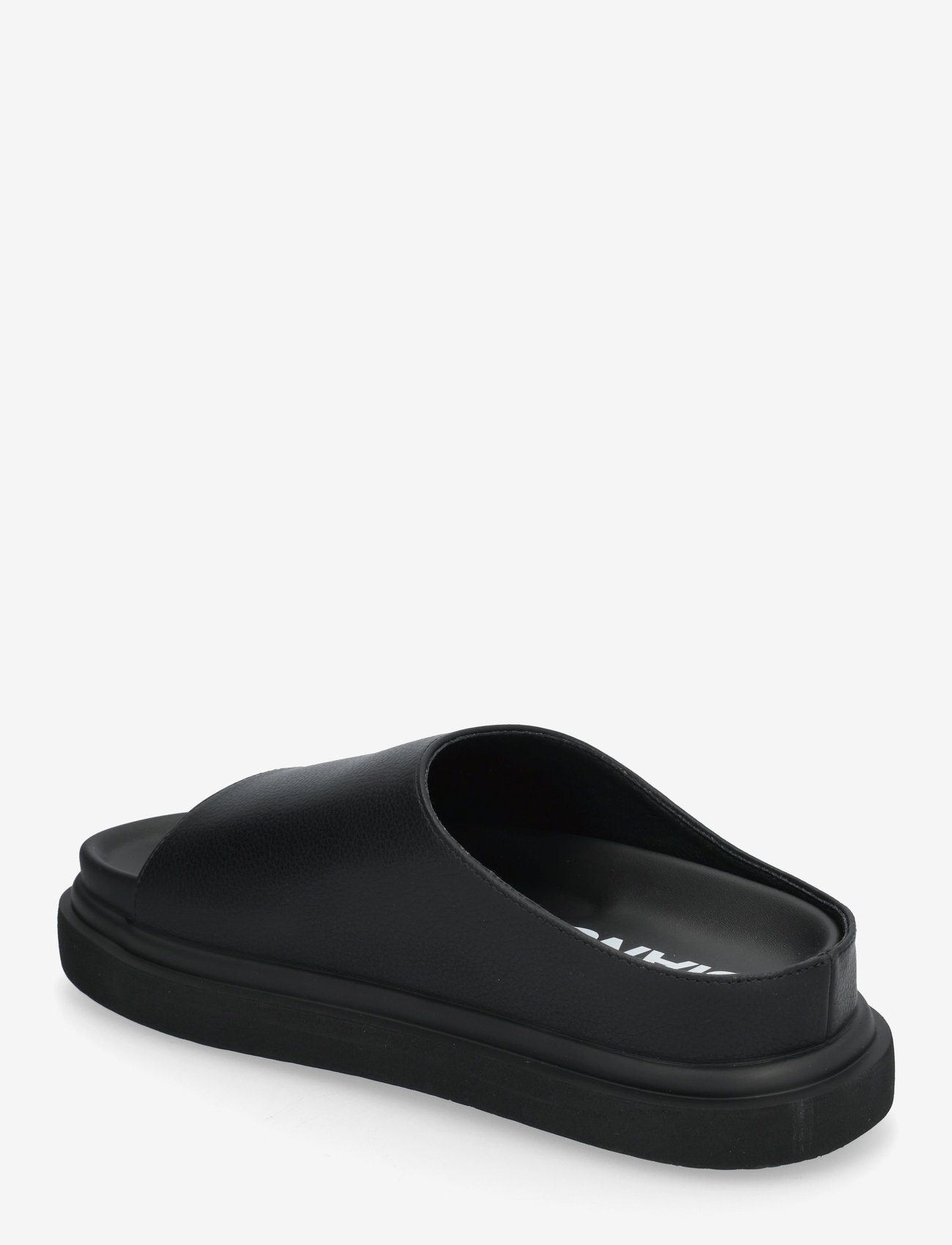 Bianco - BIAMILANO Slide Tumbled Faux Leather - black - 2