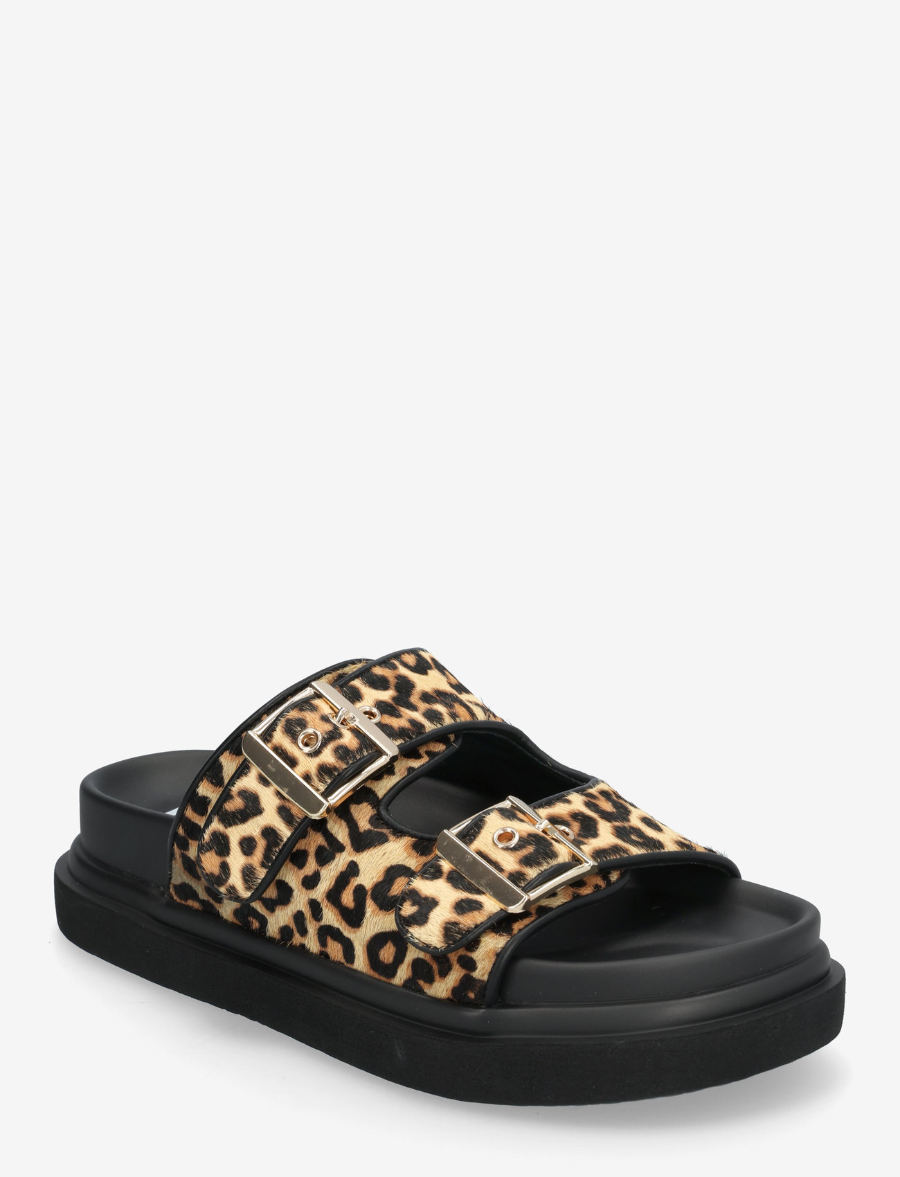 Bianco - BIAMILANO Buckle Slide Calf Hair - leo - 1