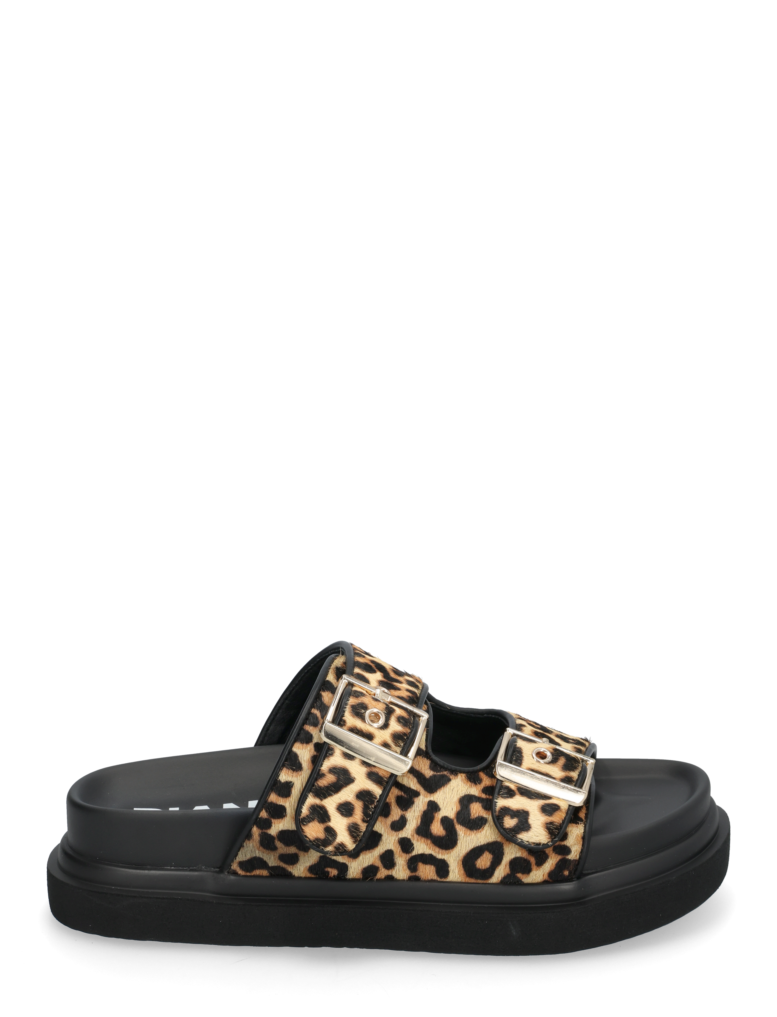 Bianco - BIAMILANO Buckle Slide Calf Hair - leo - 2