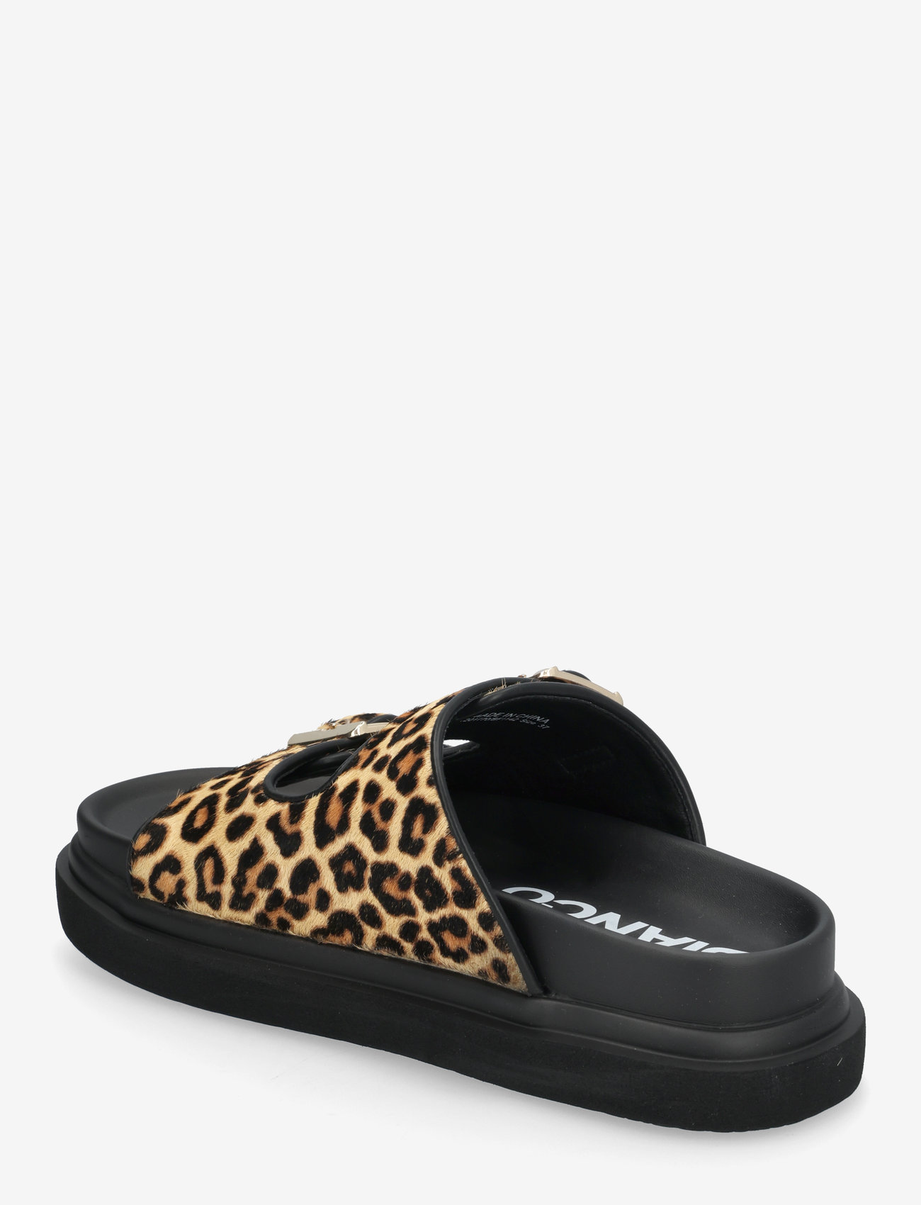 Bianco - BIAMILANO Buckle Slide Calf Hair - leo - 3