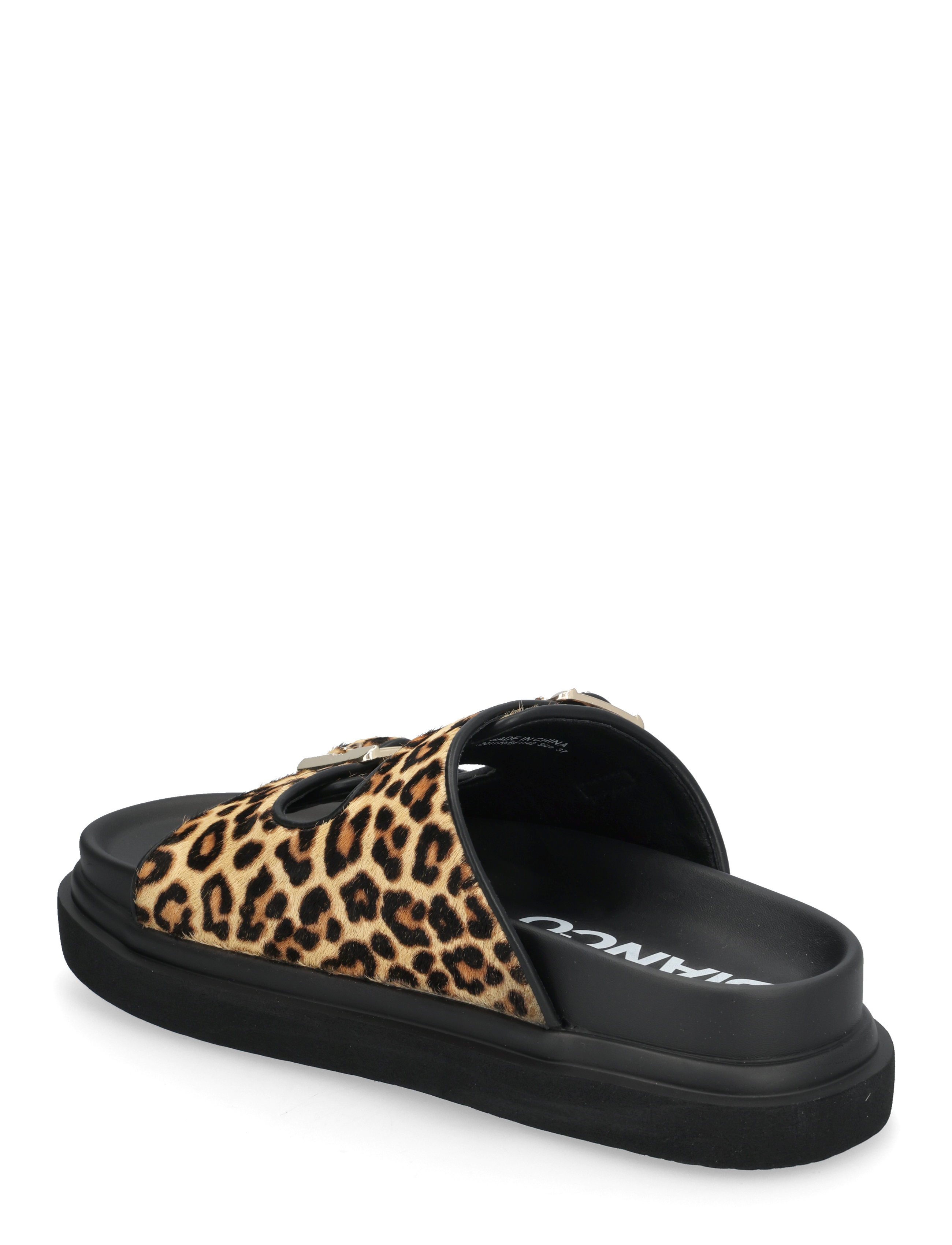 Bianco - BIAMILANO Buckle Slide Calf Hair - leo - 3
