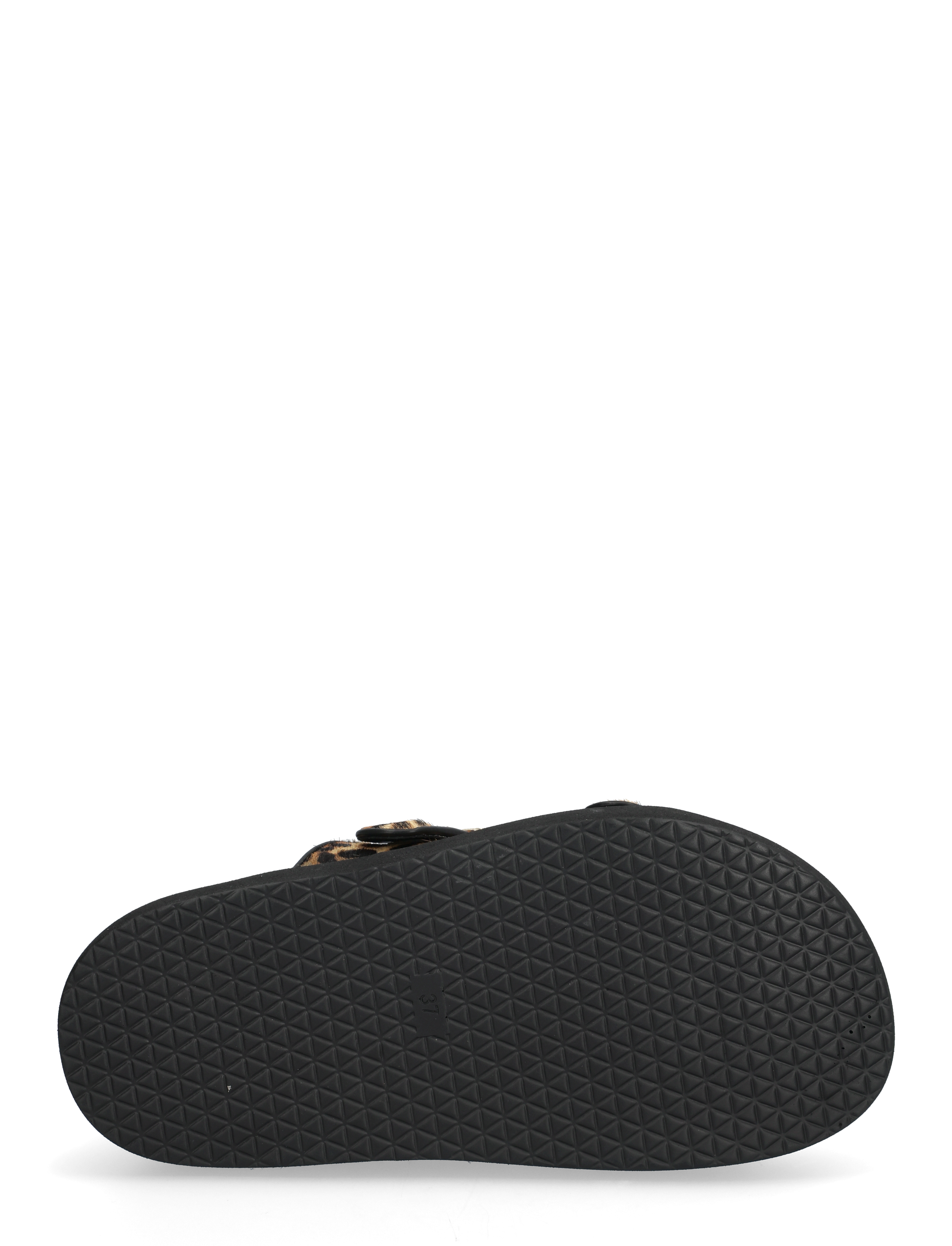 Bianco - BIAMILANO Buckle Slide Calf Hair - leo - 5