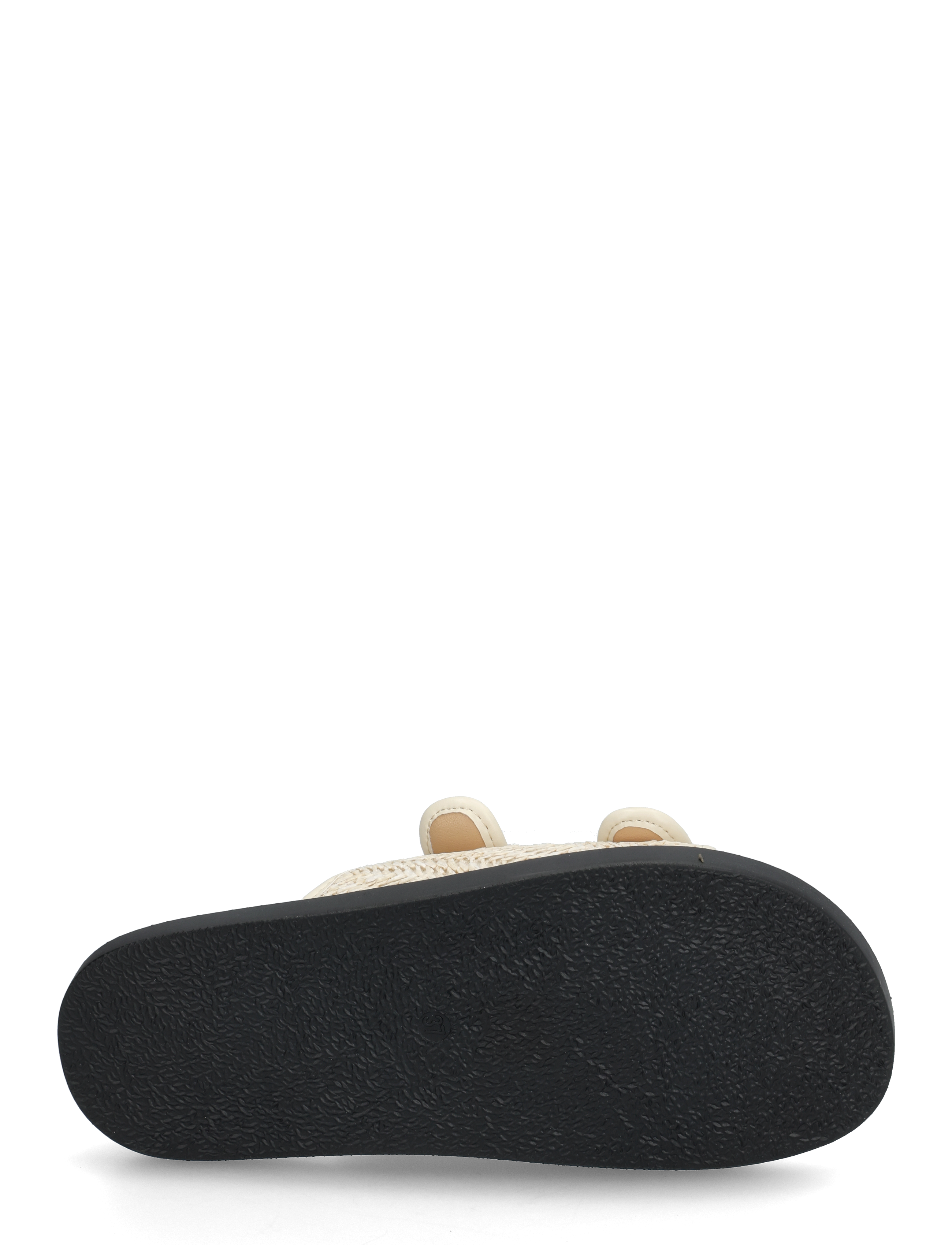 Bianco - BIAOSLO Buckle Slide Raffia - flade sandaler - off white - 5