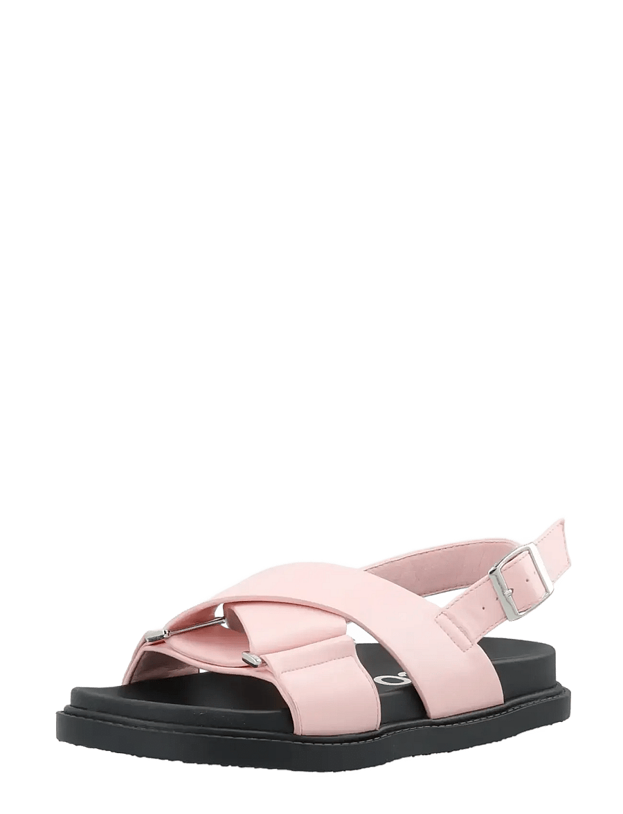 Bianco - BIAOSLO Cross Sandal Faux Leather - flache sandalen - dusty pink - 0