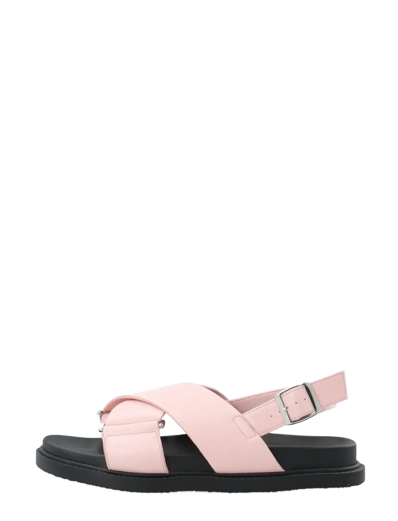 Bianco - BIAOSLO Cross Sandal Faux Leather - flade sandaler - dusty pink - 1