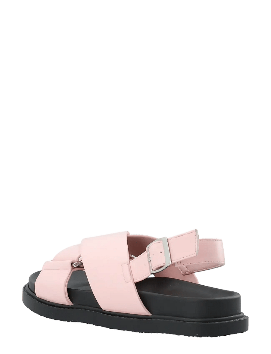 Bianco - BIAOSLO Cross Sandal Faux Leather - flache sandalen - dusty pink - 2