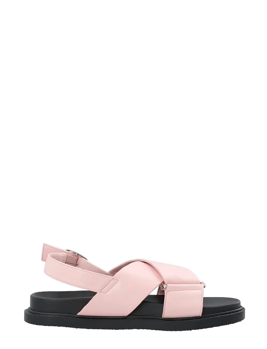 Bianco - BIAOSLO Cross Sandal Faux Leather - flache sandalen - dusty pink - 3