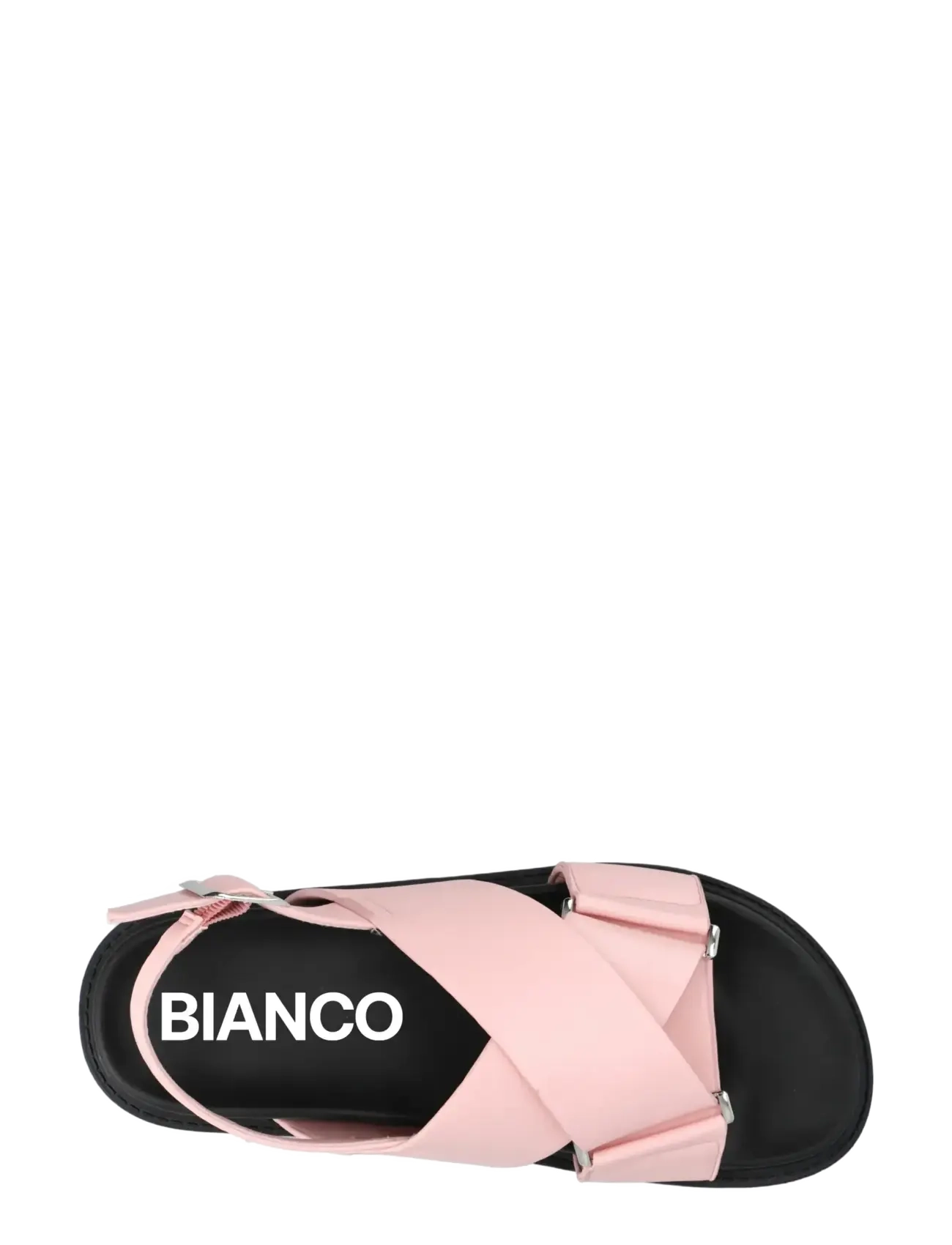 Bianco - BIAOSLO Cross Sandal Faux Leather - flade sandaler - dusty pink - 4