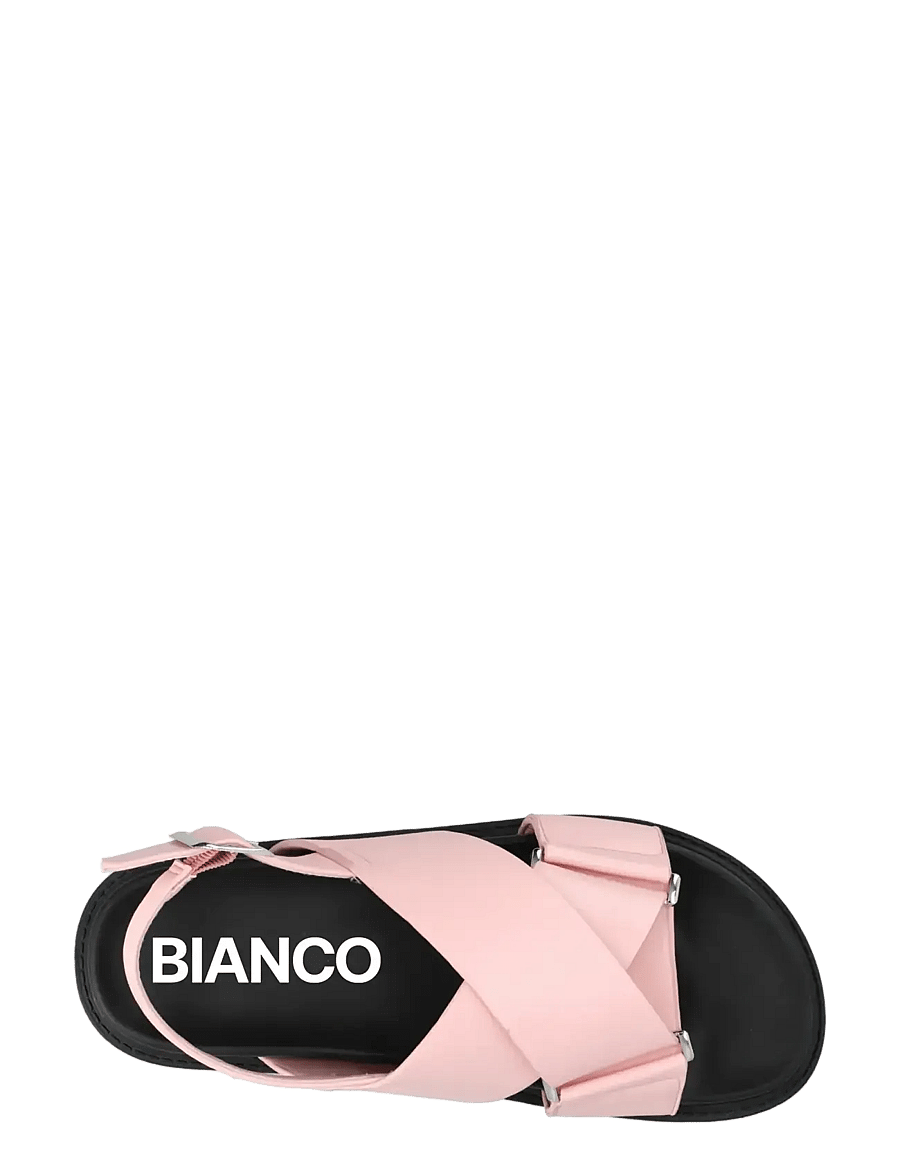 Bianco - BIAOSLO Cross Sandal Faux Leather - flache sandalen - dusty pink - 4