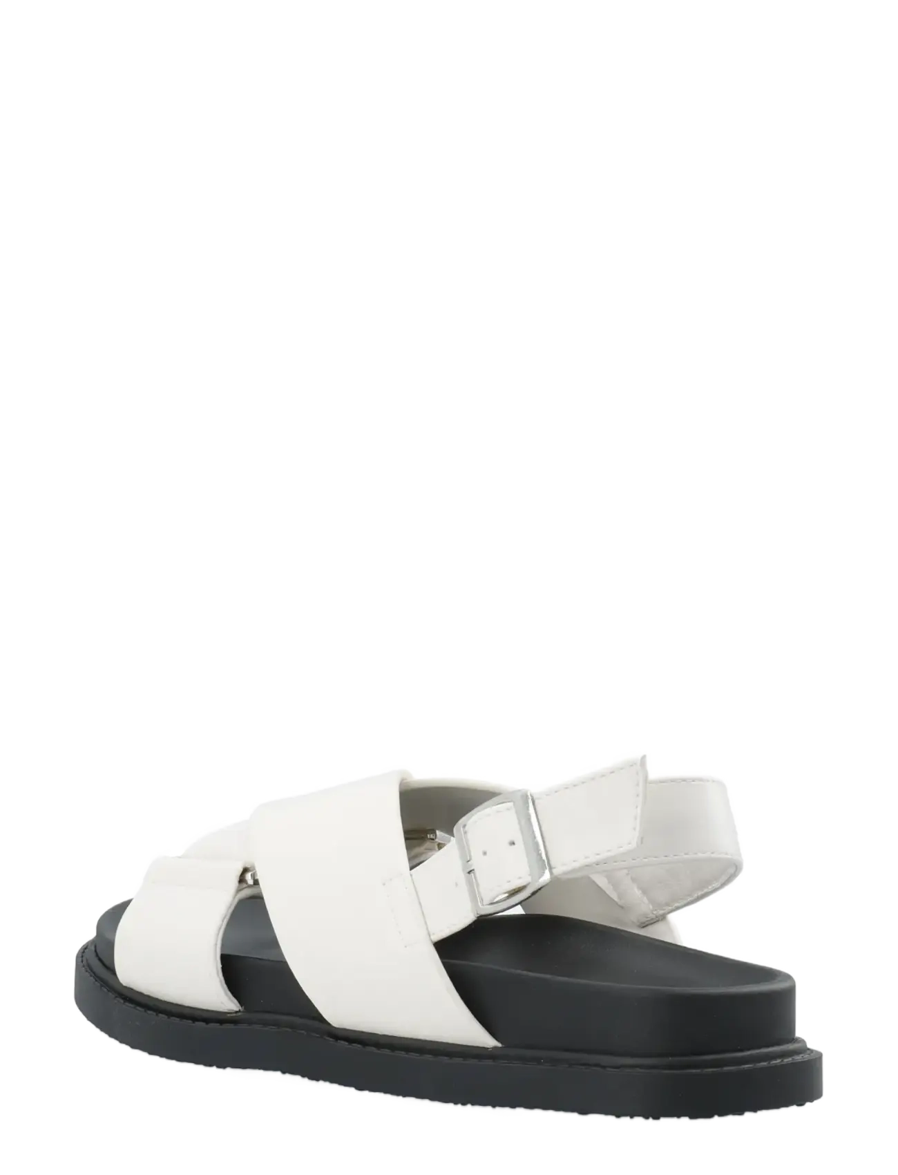 Bianco - BIAOSLO Cross Sandal Faux Leather - flade sandaler - off white - 2