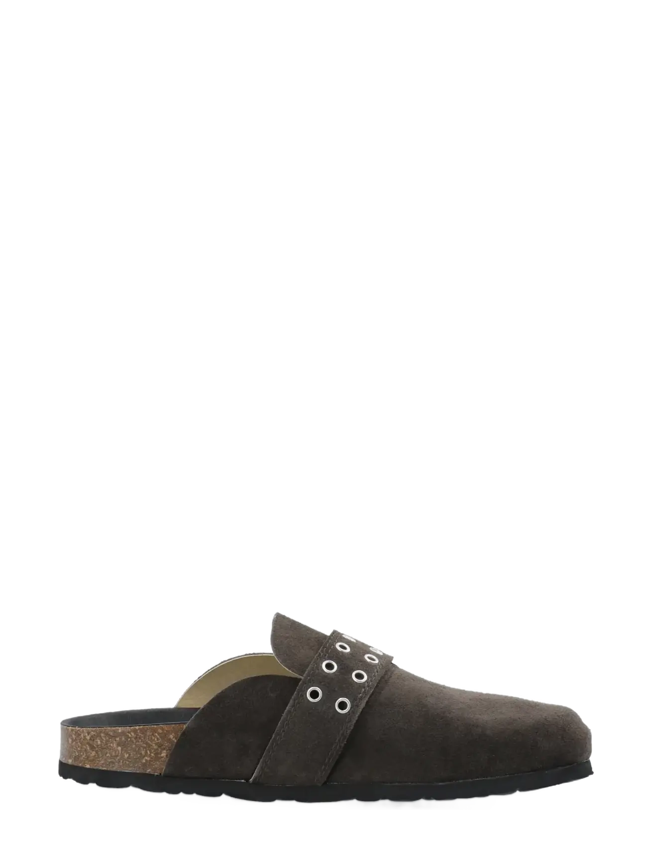 Bianco - BIAMIAMI Buckle Mule Suede - flade mules - brown - 3