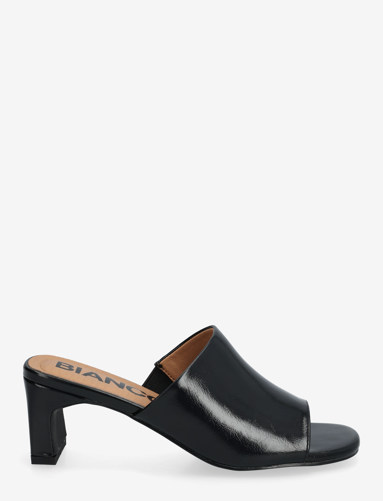Bianco - BIADINA Mule Faux Leather - heeled mules - black - 1