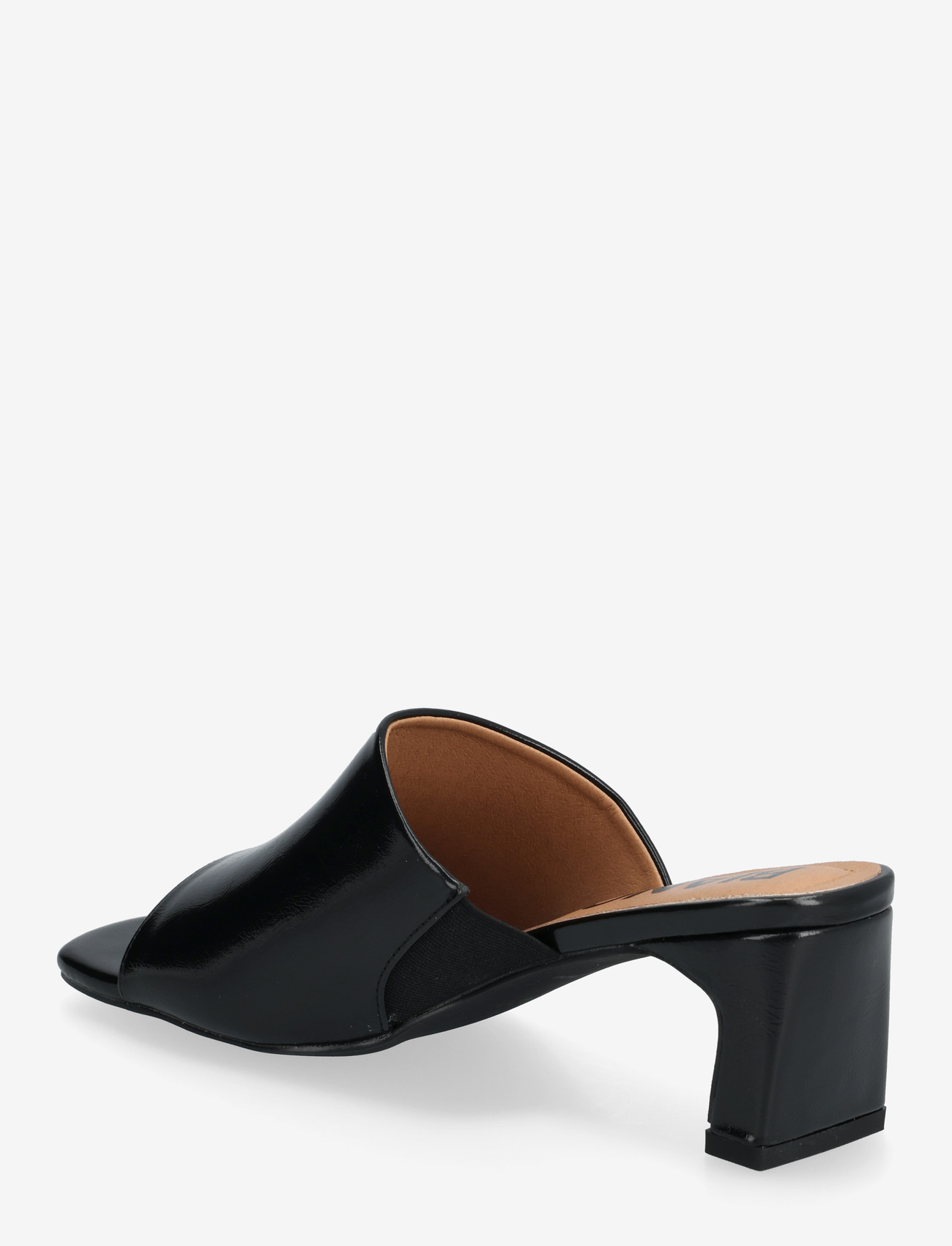 Bianco - BIADINA Mule Faux Leather - heeled mules - black - 2