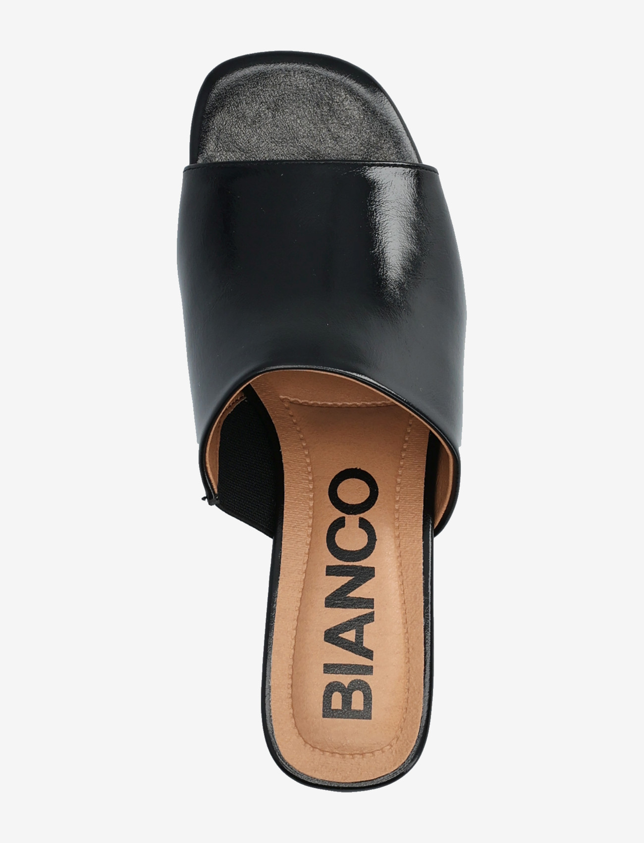 Bianco - BIADINA Mule Faux Leather - heeled mules - black - 3