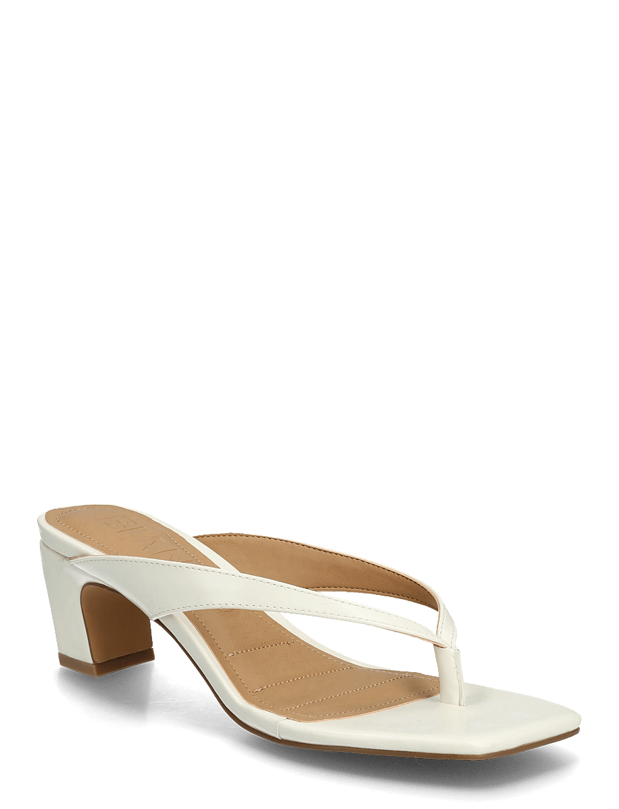Bianco - BIASPICE Toe Post Faux Leather - sandaletten - off white - 0