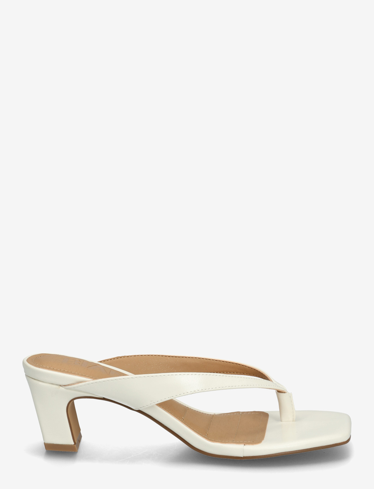 Bianco - BIASPICE Toe Post Faux Leather - sandaletter - off white - 1