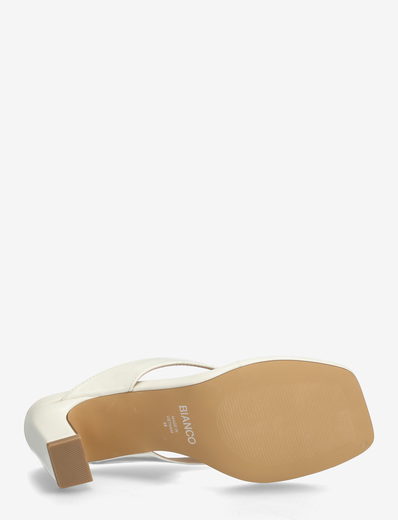 Bianco - BIASPICE Toe Post Faux Leather - sandaletter - off white - 4