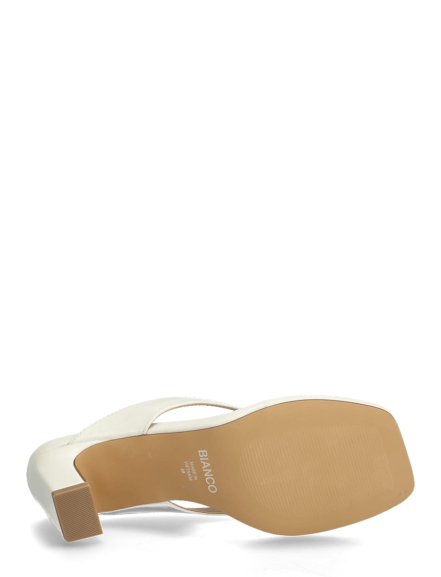 Bianco - BIASPICE Toe Post Faux Leather - sandaletten - off white - 4