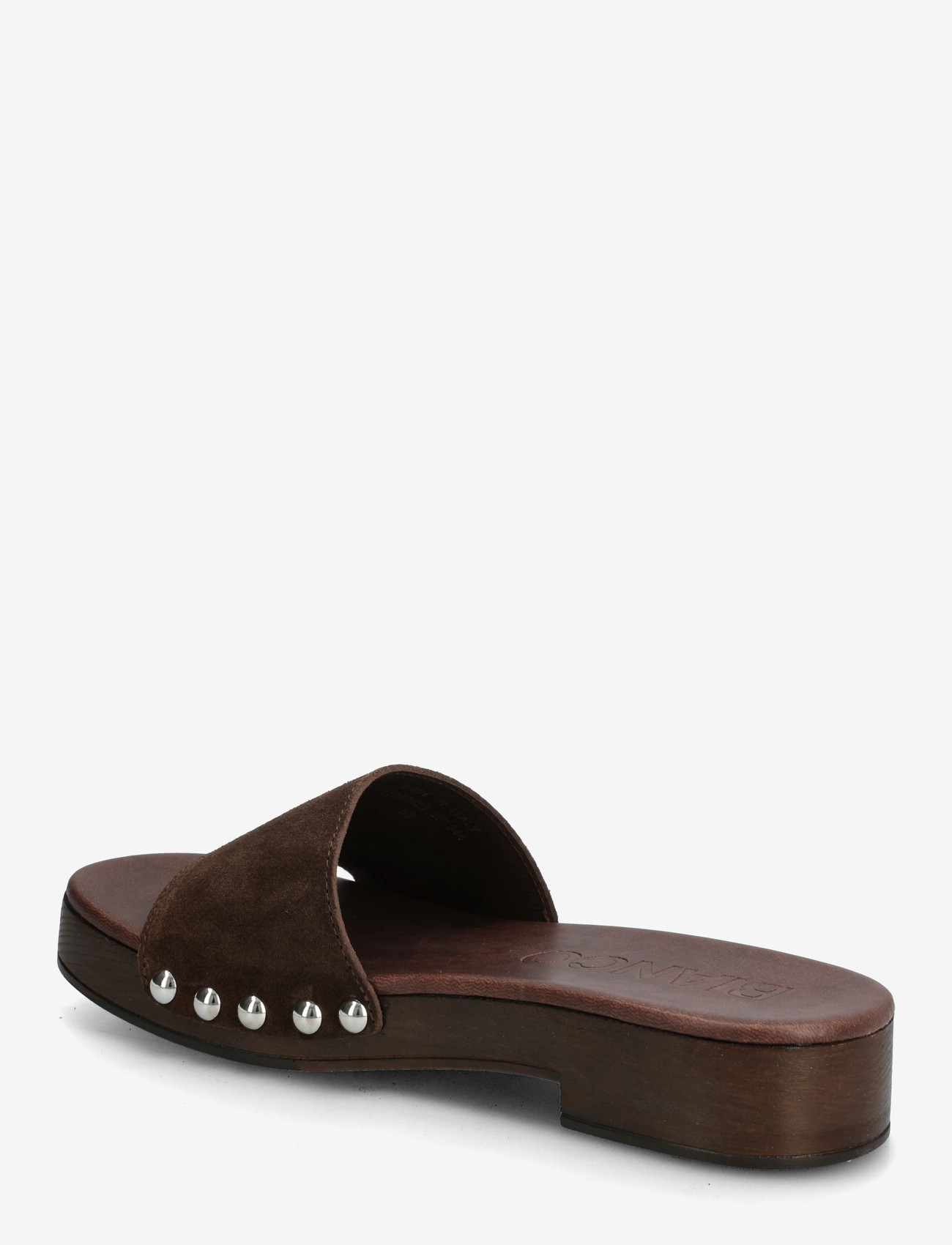 Bianco - BIAAUDREY Slide Clog Suede - flade mules - brown - 2