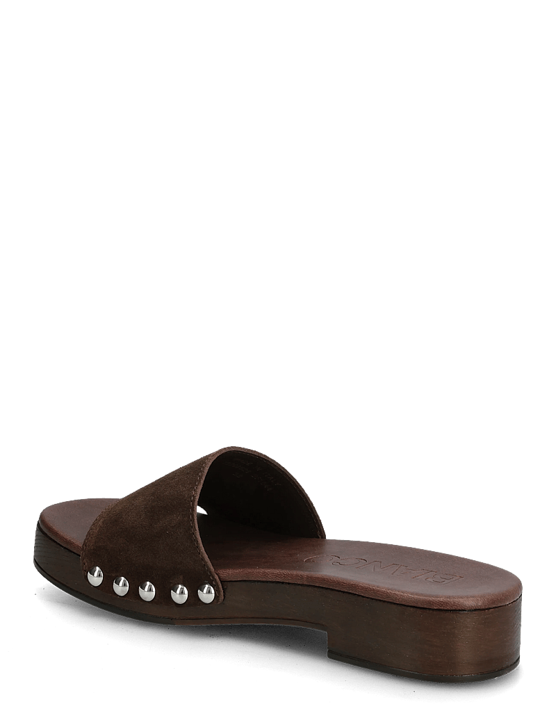 Bianco - BIAAUDREY Slide Clog Suede - flache pantoletten - brown - 2