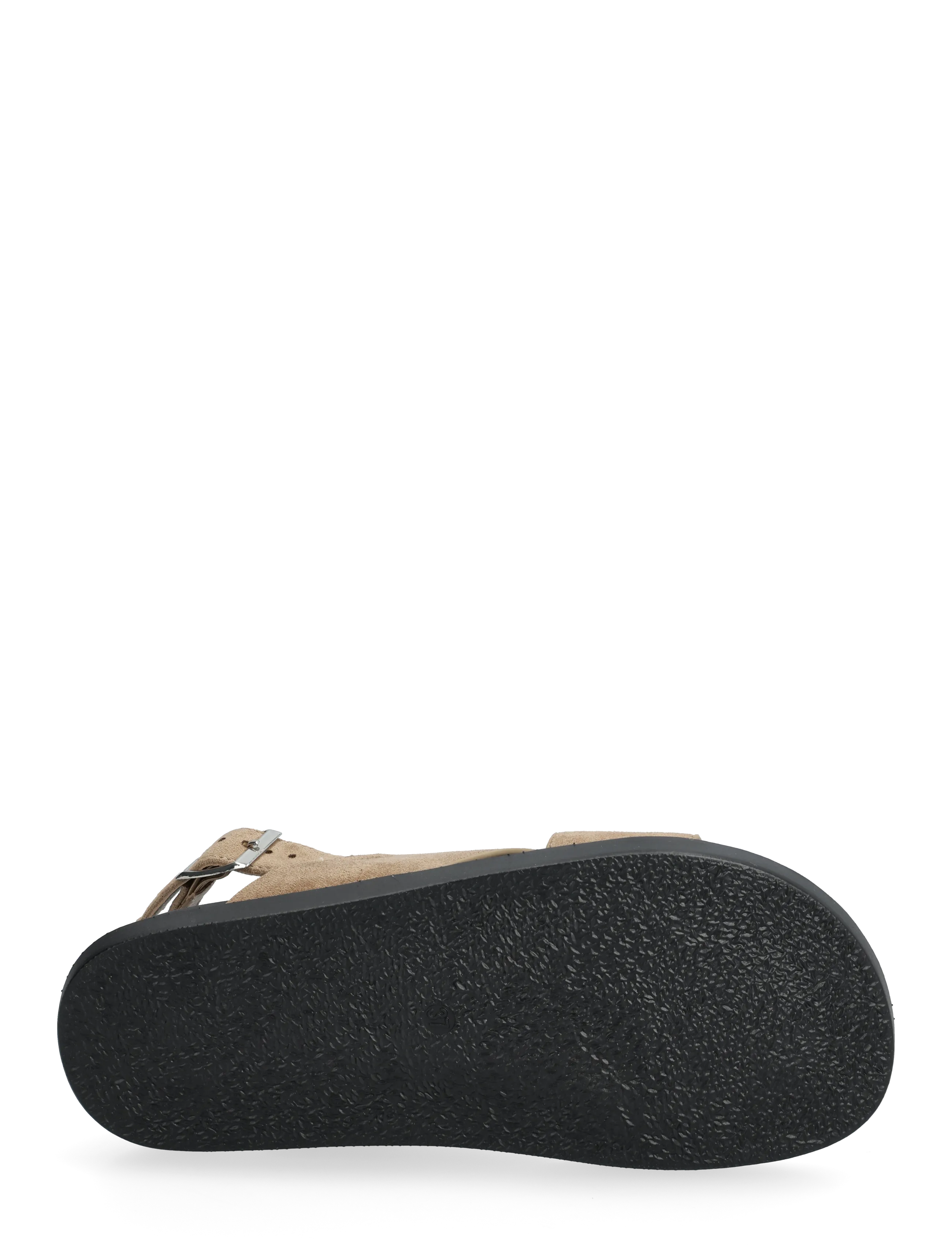 Bianco - BIAOSLO Cross Sandal Faux Suede - sandales plates - sand - 4