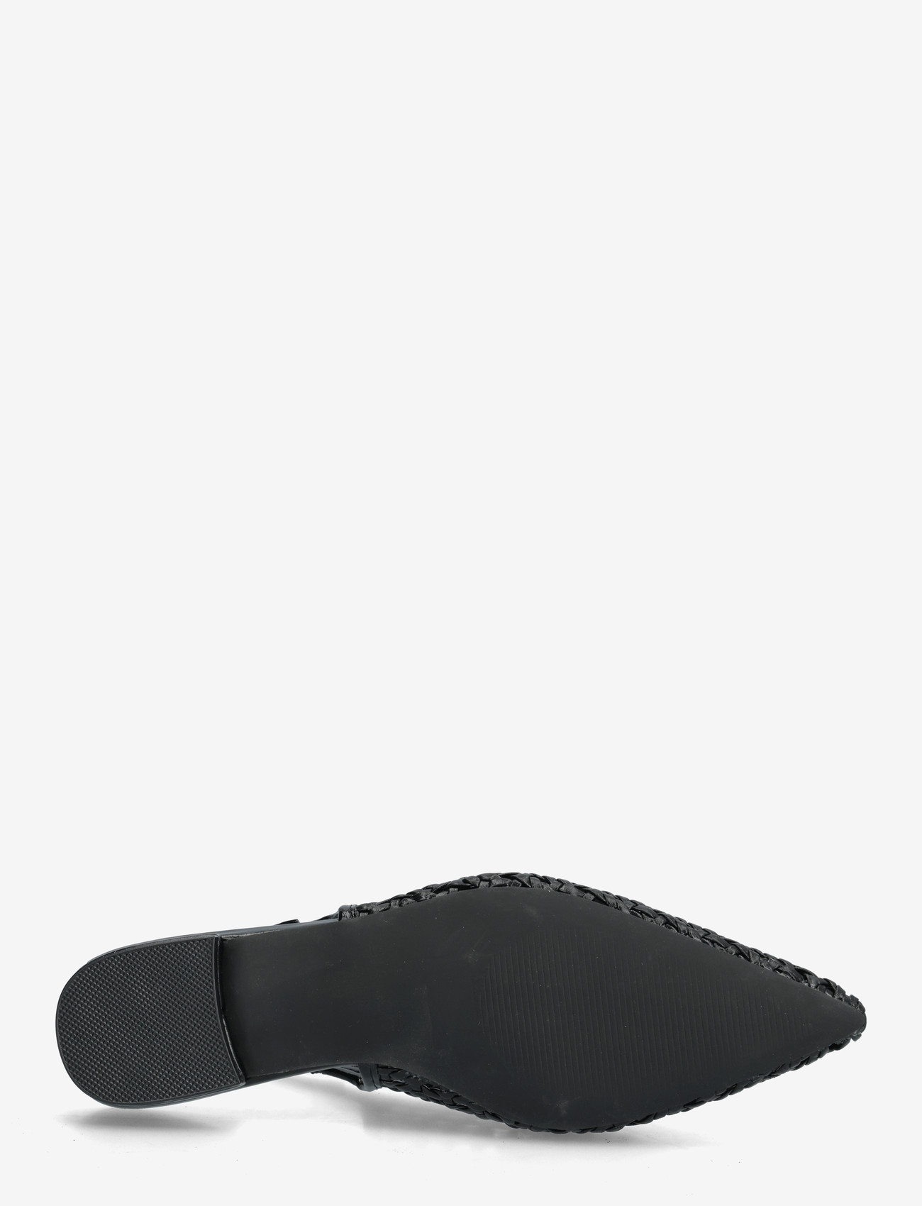 Bianco - BIABARI Slingback Weaved Faux Leather - flache slingbacks - black - 4