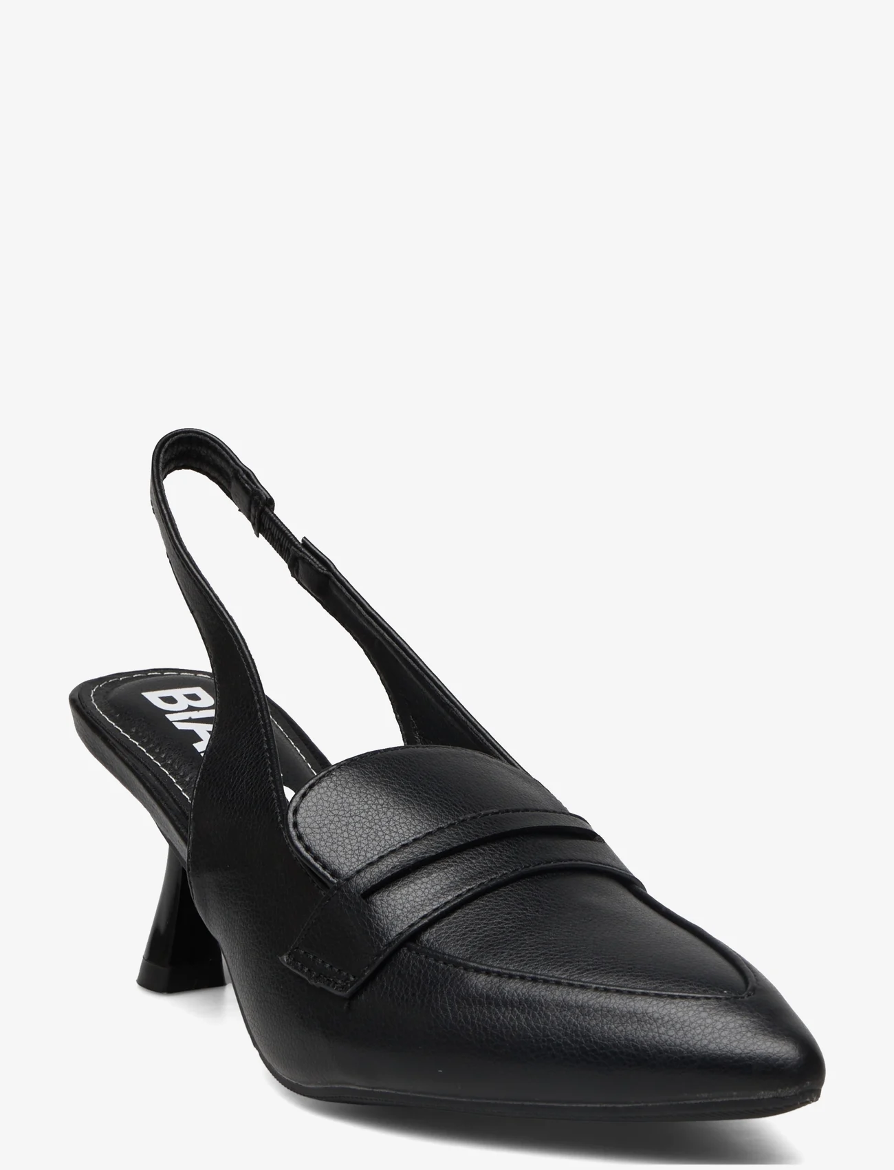 Bianco - BIAPRETTY Penny Loafer Sling Back Carnation - augstpapēžu loafer stila apavi - black - 0