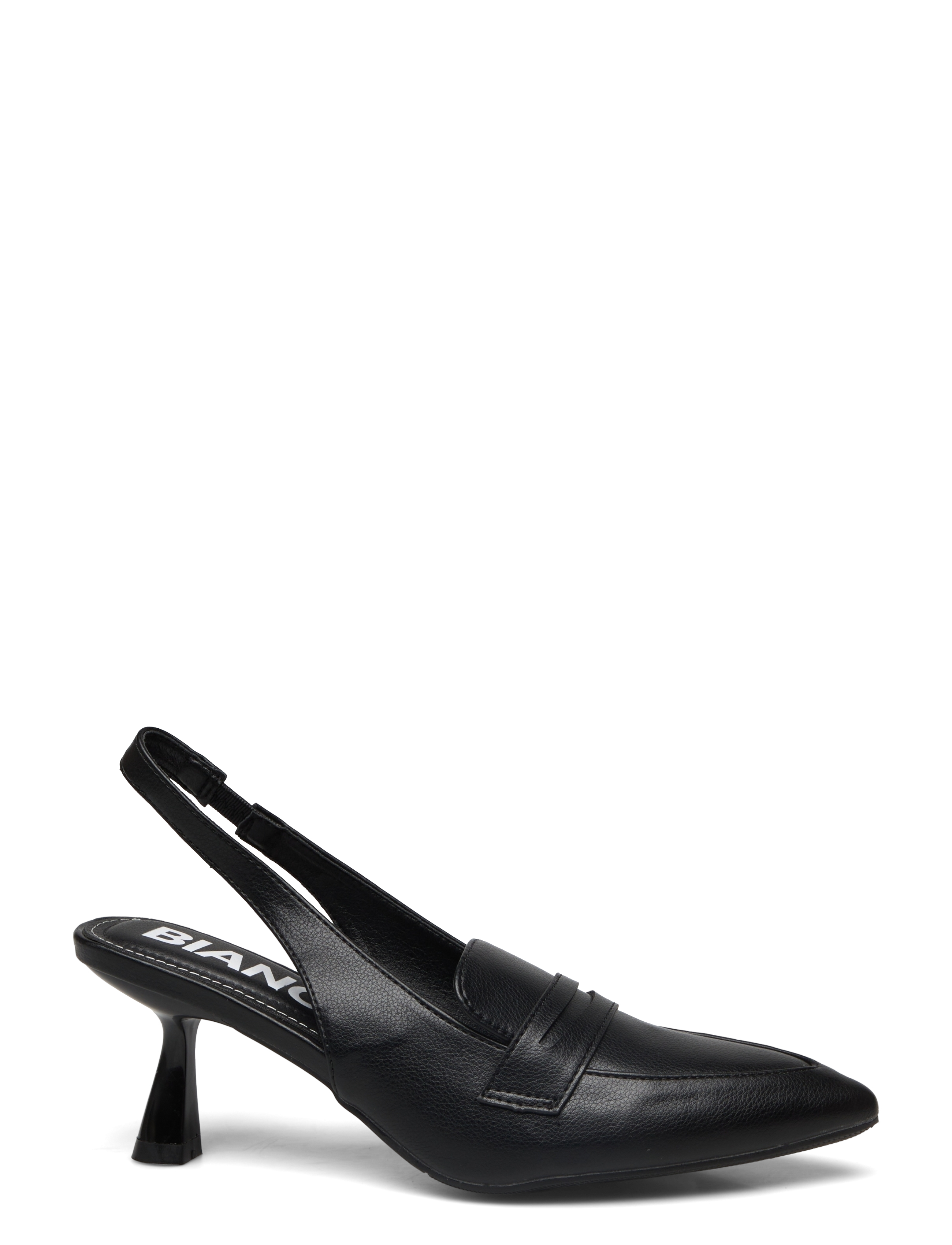 Bianco - BIAPRETTY Penny Loafer Sling Back Carnation - black - 1