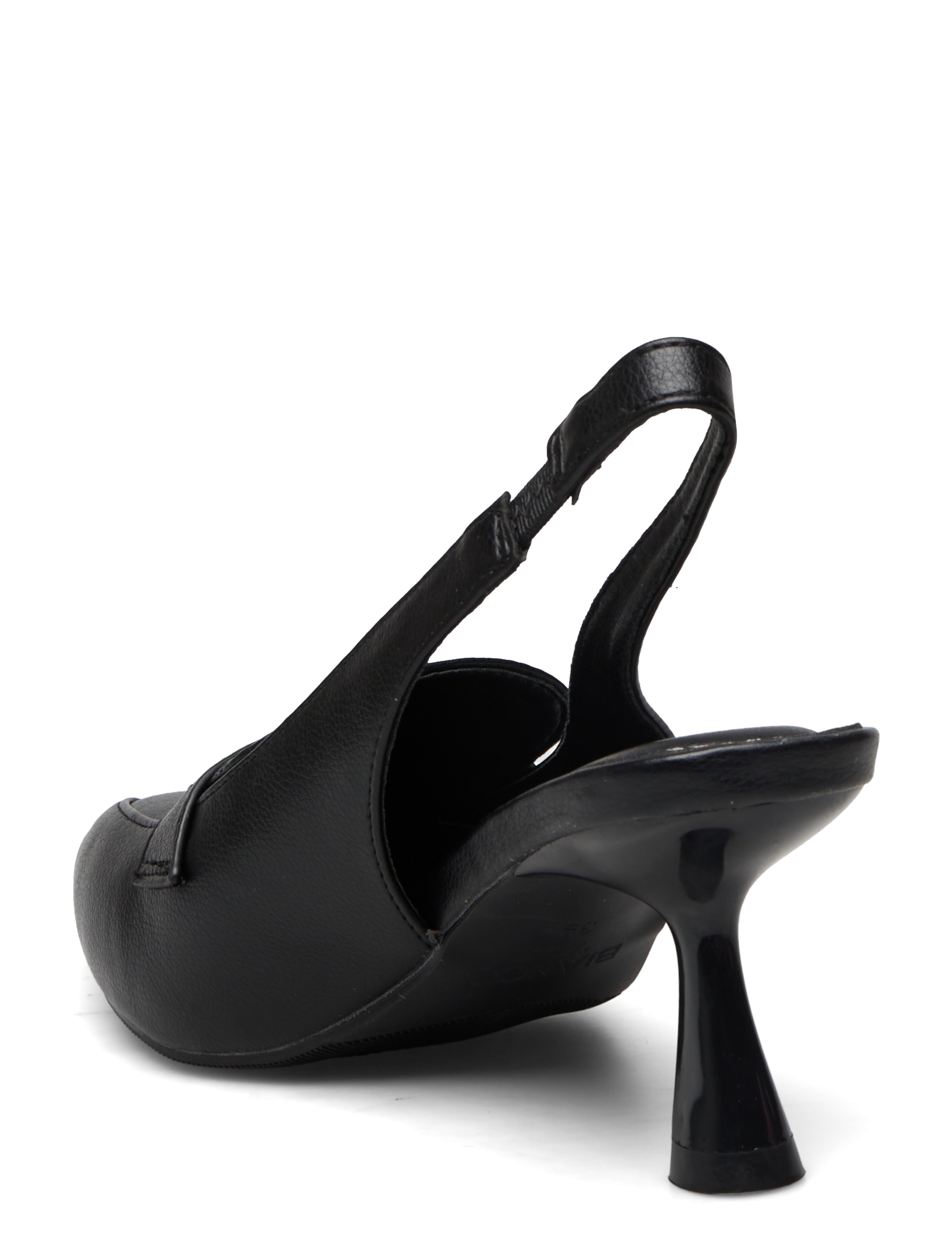 Bianco - BIAPRETTY Penny Loafer Sling Back Carnation - black - 2