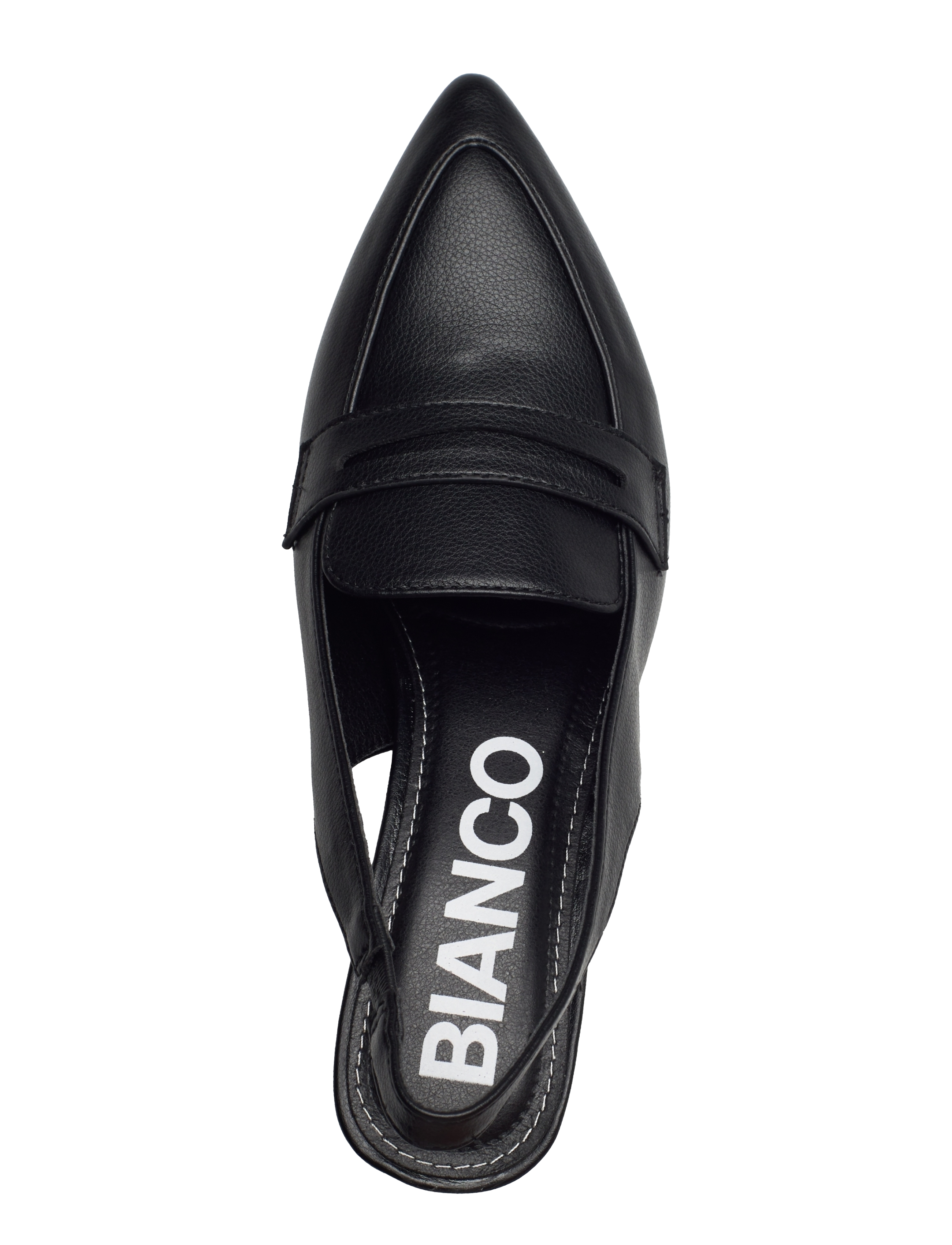 Bianco - BIAPRETTY Penny Loafer Sling Back Carnation - black - 3