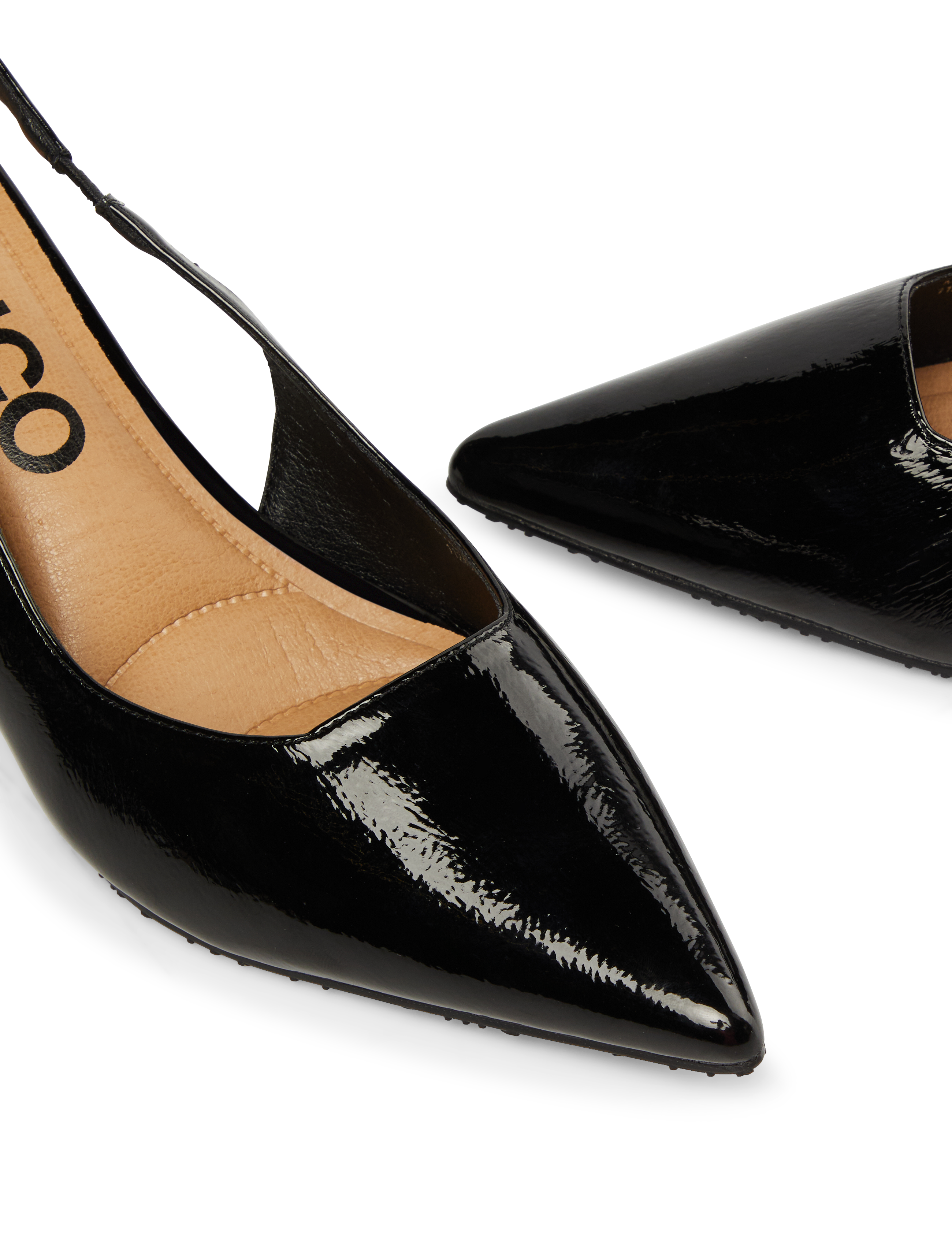 Bianco - BIAMARALYN Slingback Patent - konfirmation - black - 4