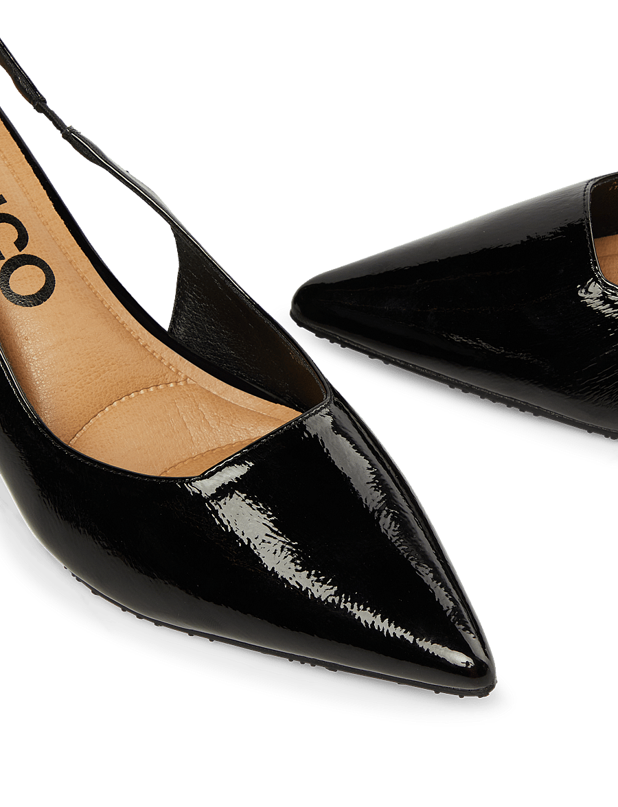Bianco - BIAMARALYN Slingback Patent - konfirmation - black - 4
