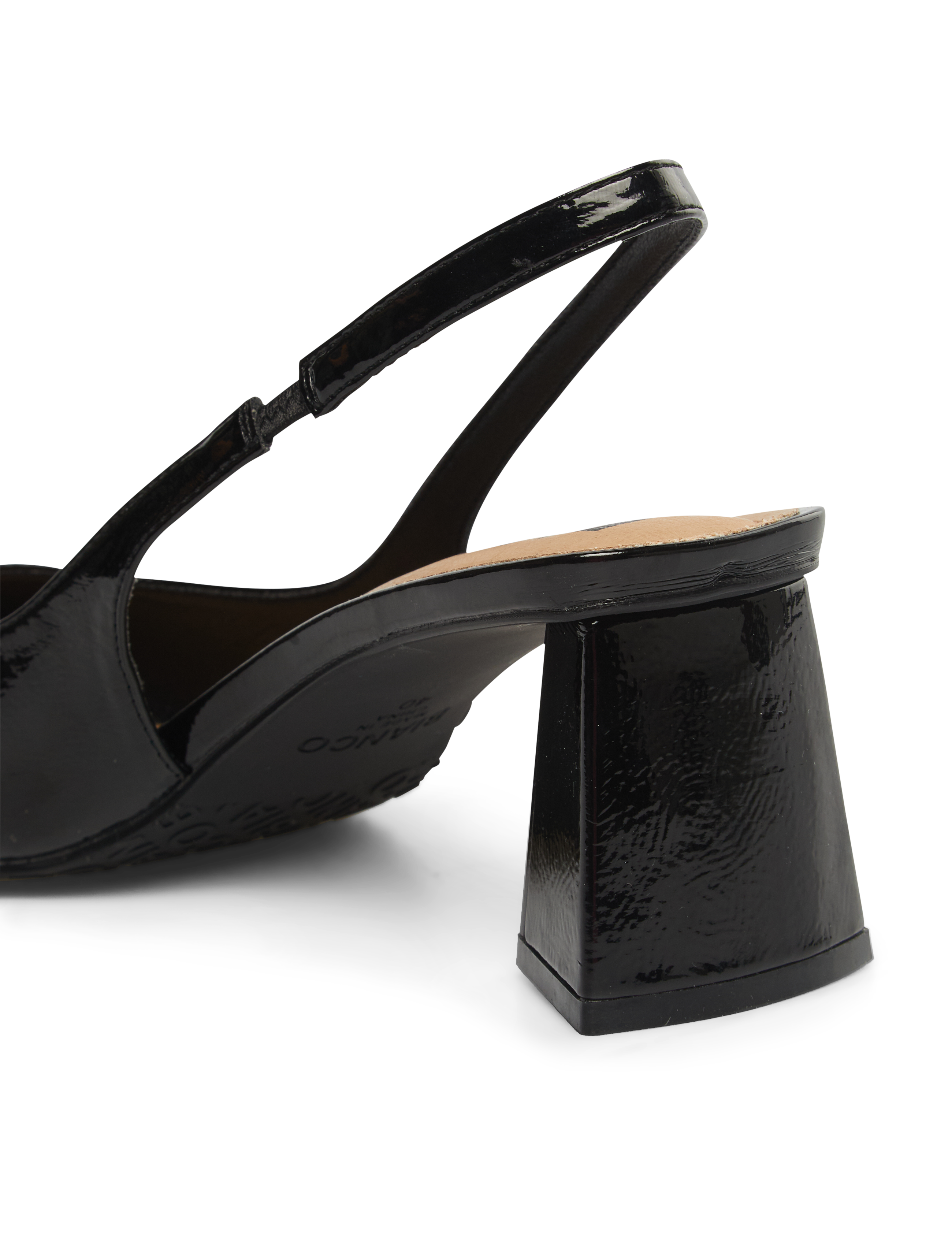 Bianco - BIAMARALYN Slingback Patent - konfirmation - black - 5