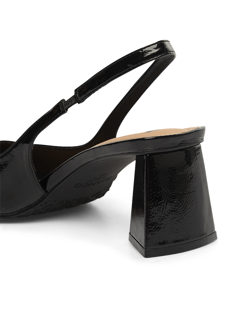 Bianco - BIAMARALYN Slingback Patent - konfirmation - black - 5