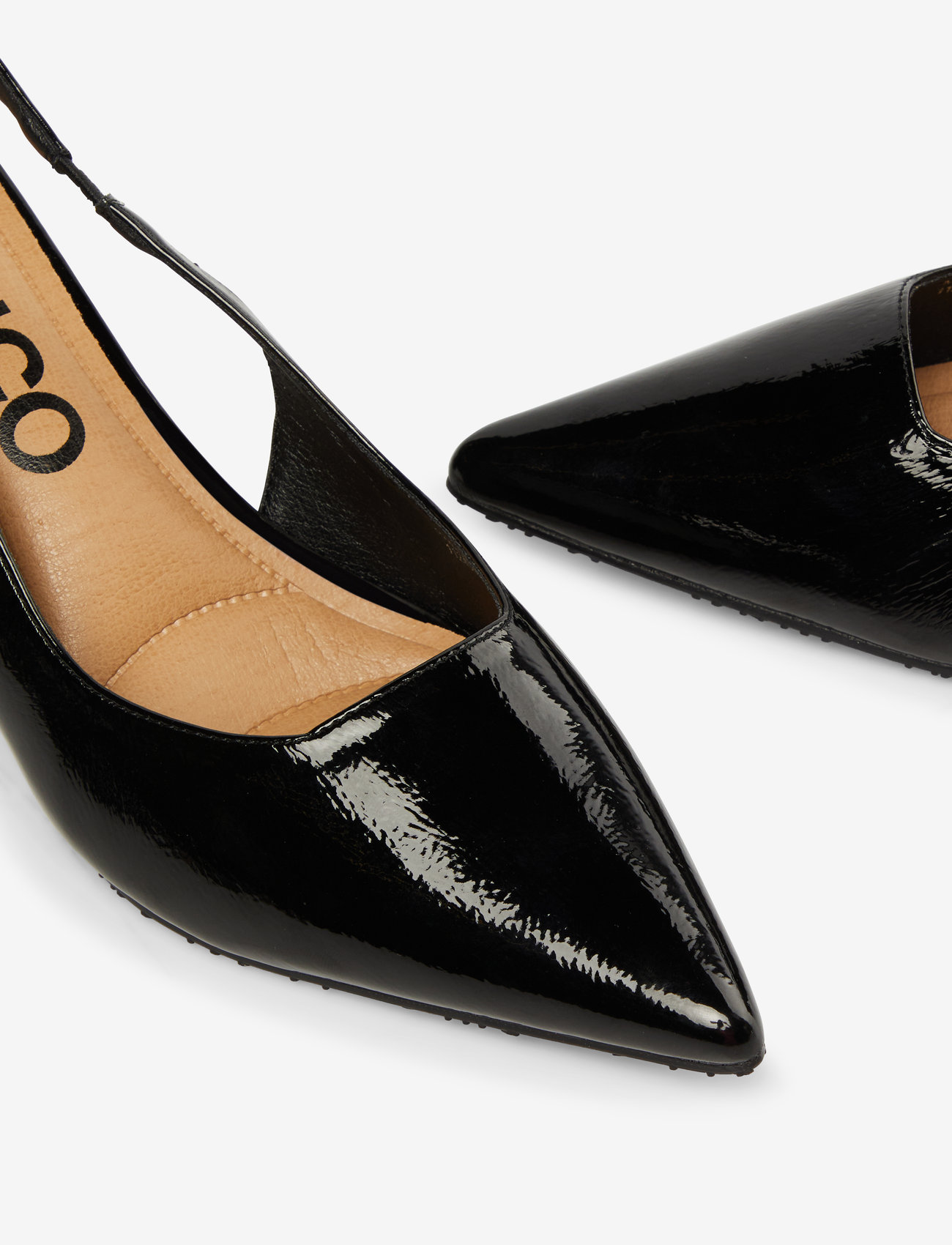 Bianco - BIAMARALYN Slingback Patent - konfirmatsioon - black - 4