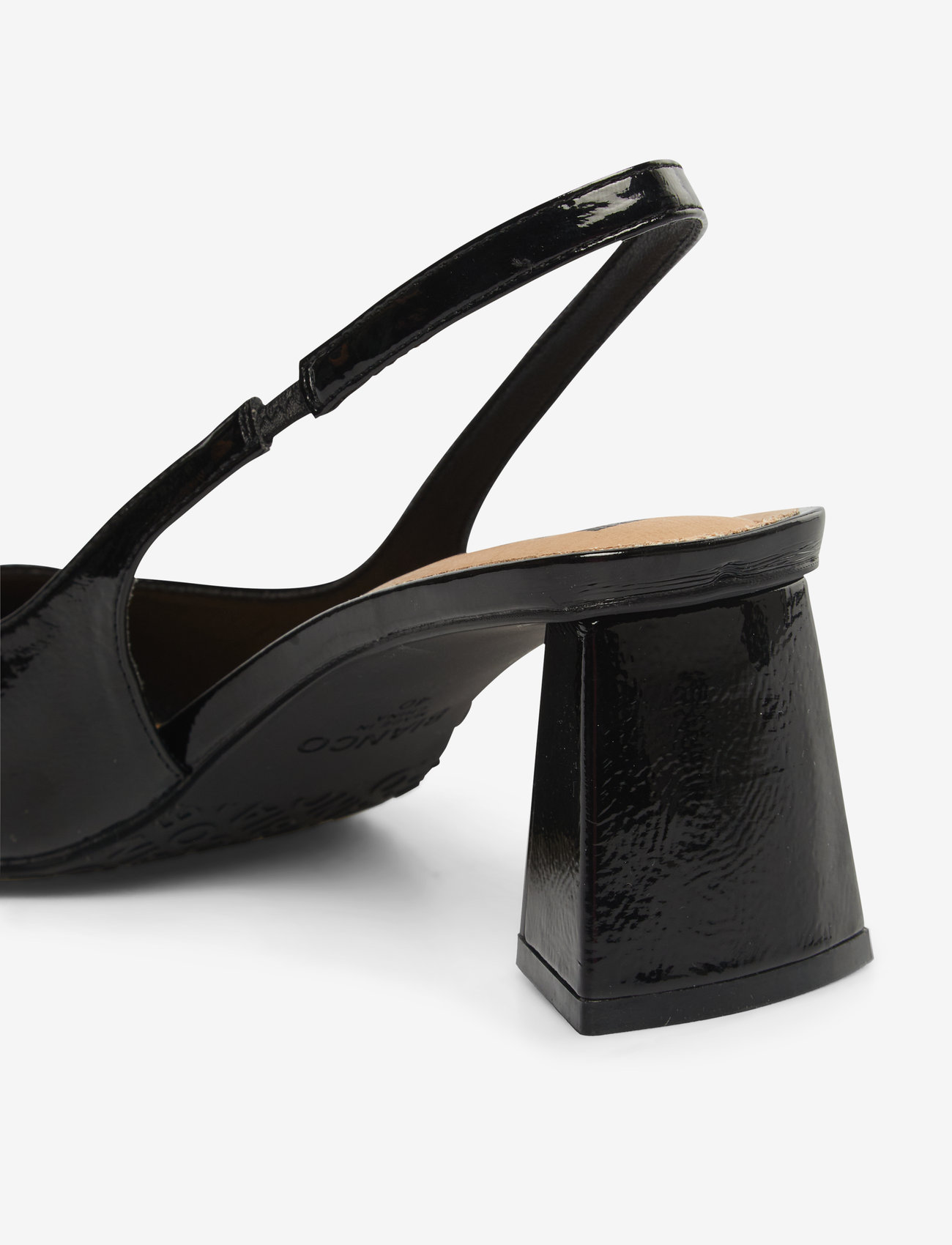 Bianco - BIAMARALYN Slingback Patent - konfirmatsioon - black - 5