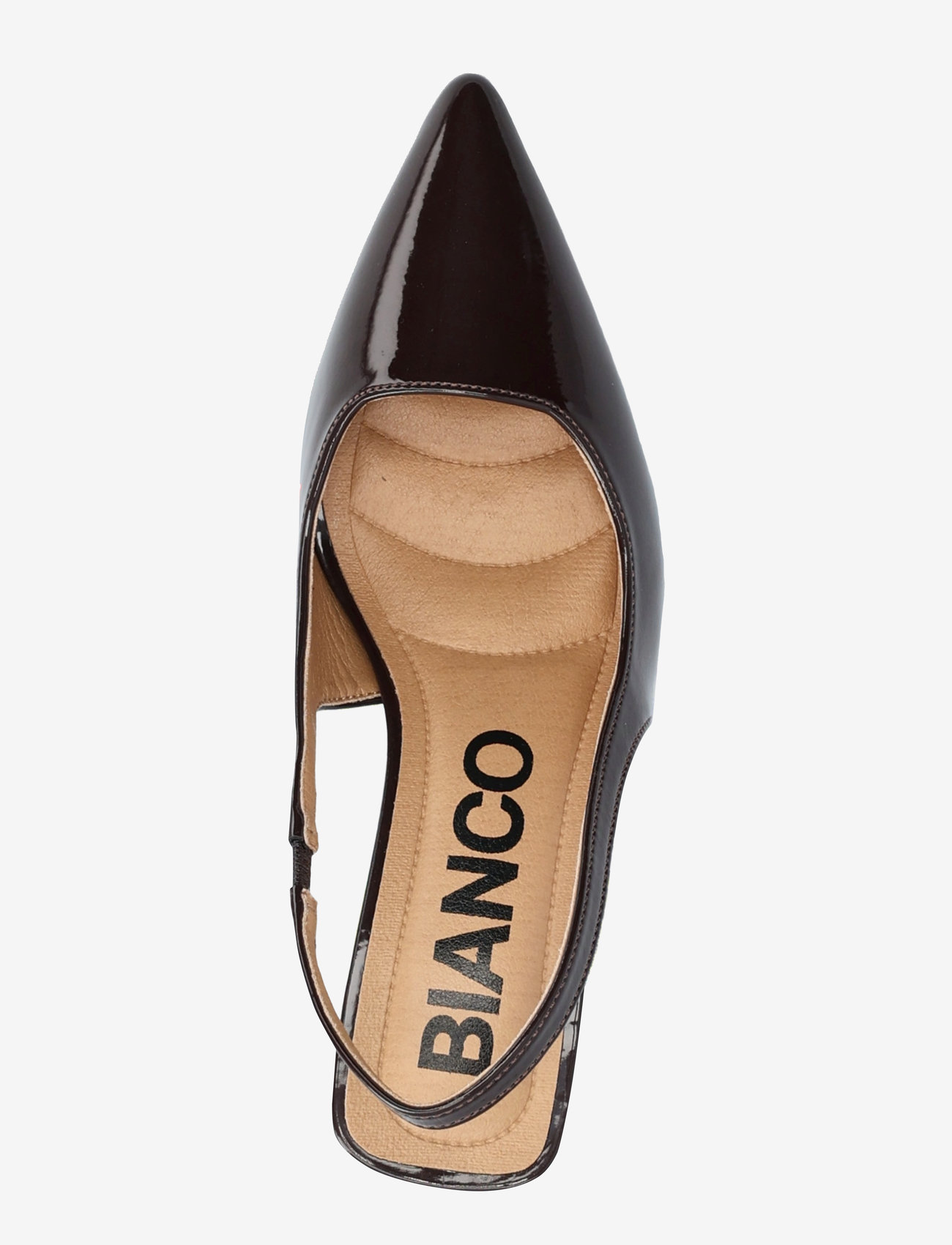 Bianco - BIAMARALYN Slingback Patent - konfirmationstøj - brown - 3