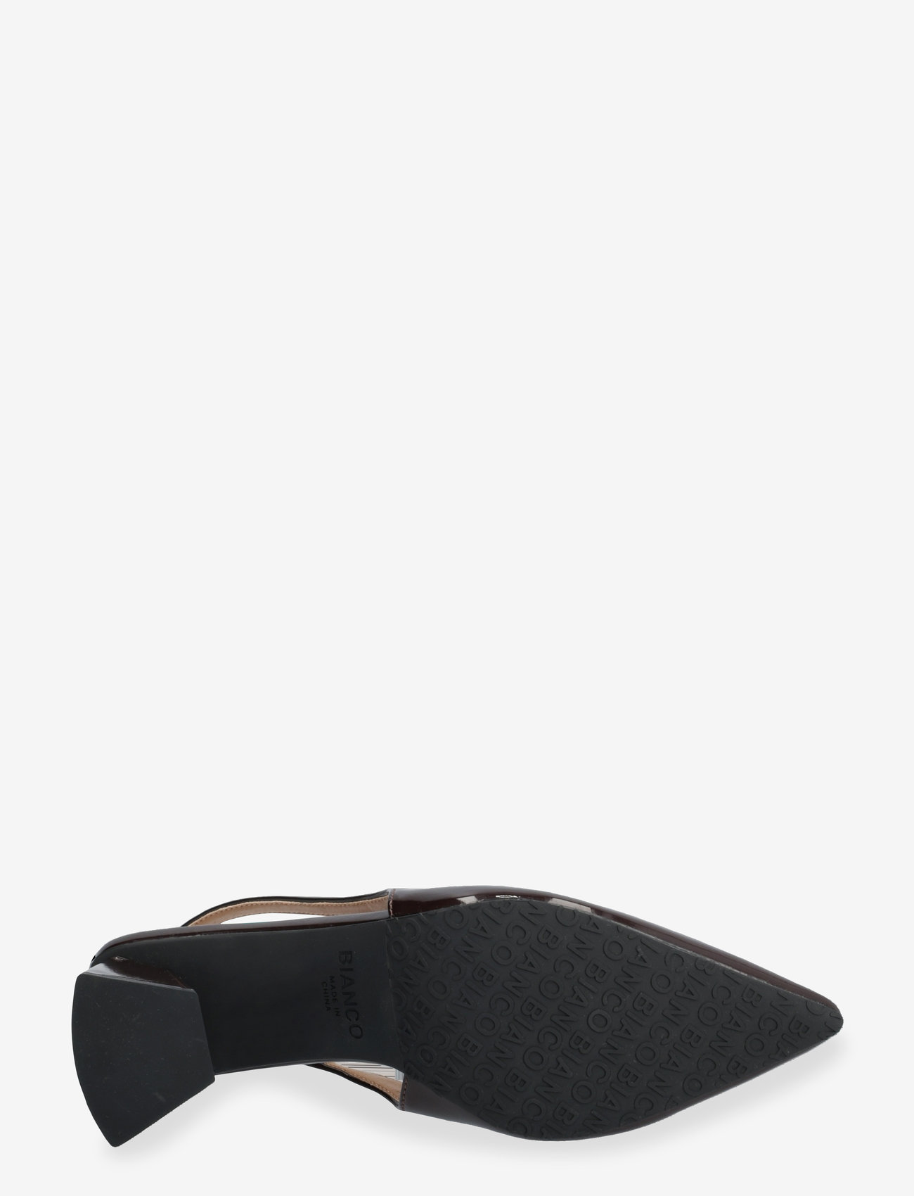 Bianco - BIAMARALYN Slingback Patent - konfirmationstøj - brown - 4