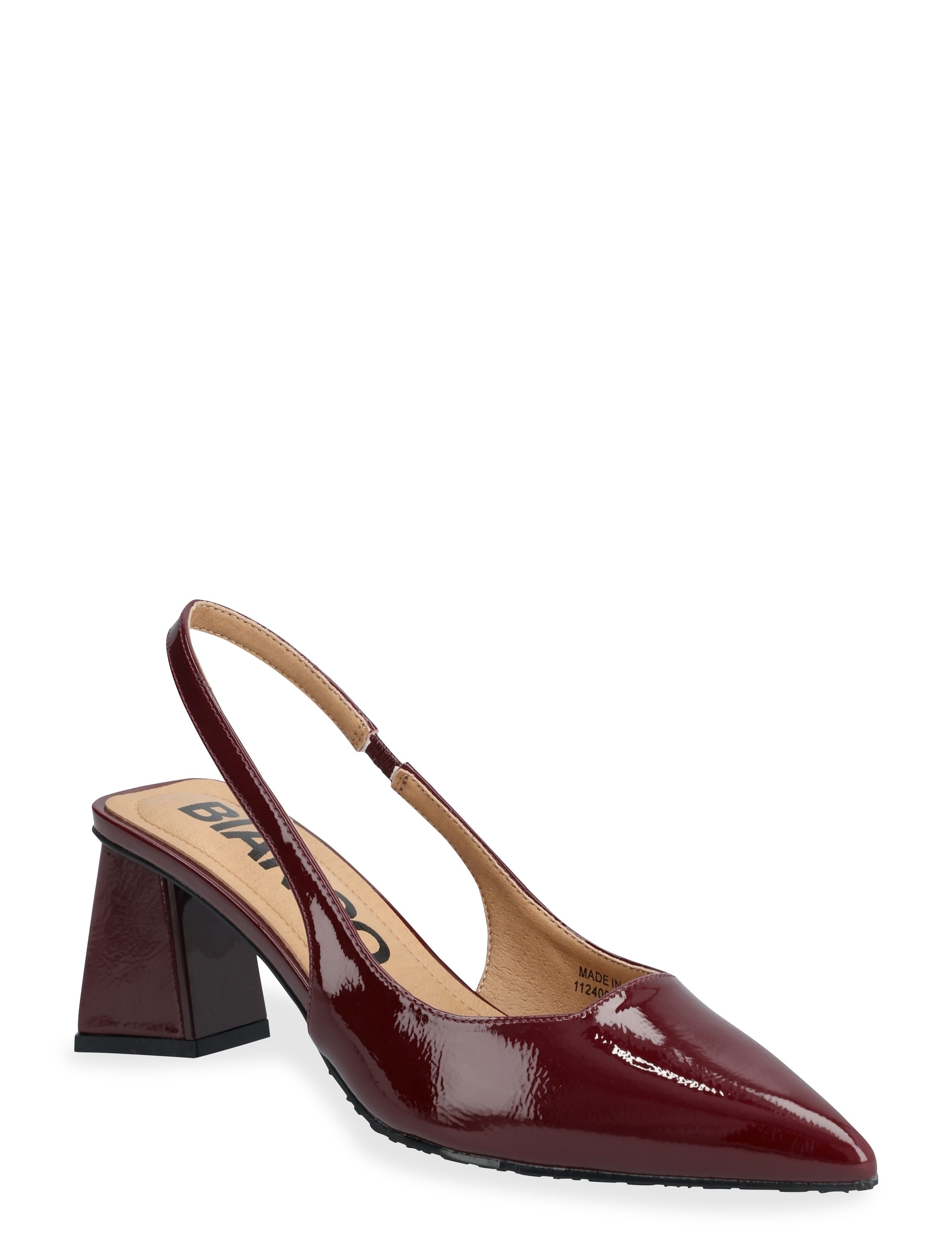 Bianco Biamaralyn Slingback Patent, 40, Pink, Pumps > Sling Backs, Dame
