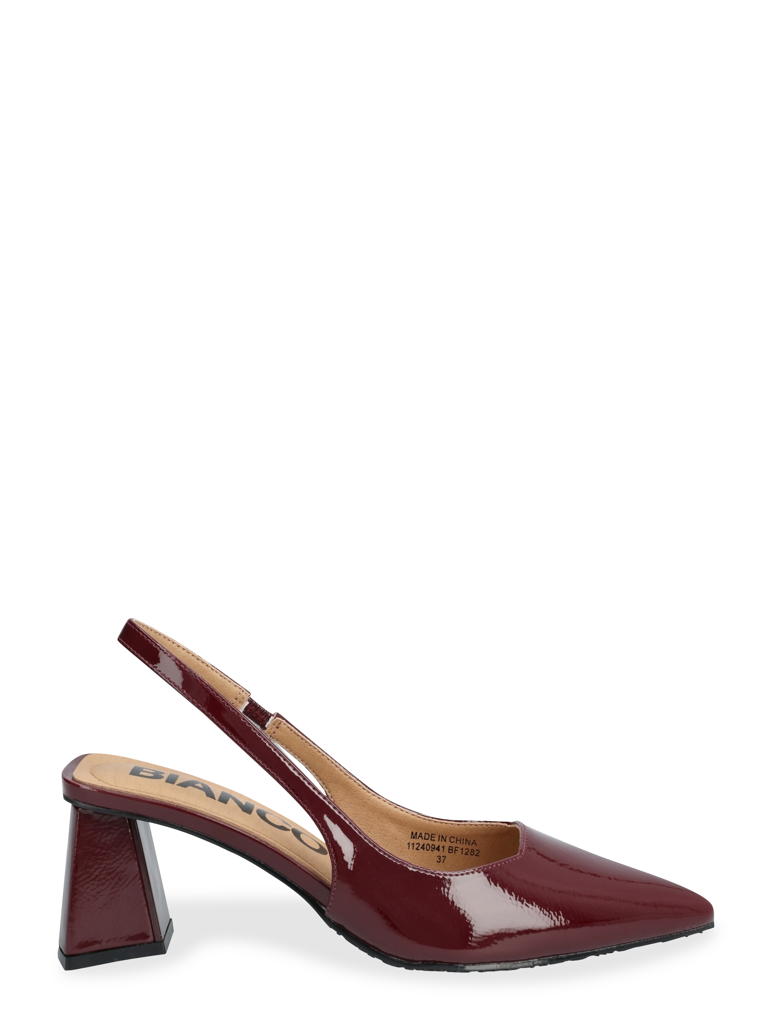 Bianco - BIAMARALYN Slingback Patent - confirmation - burgundy - 1