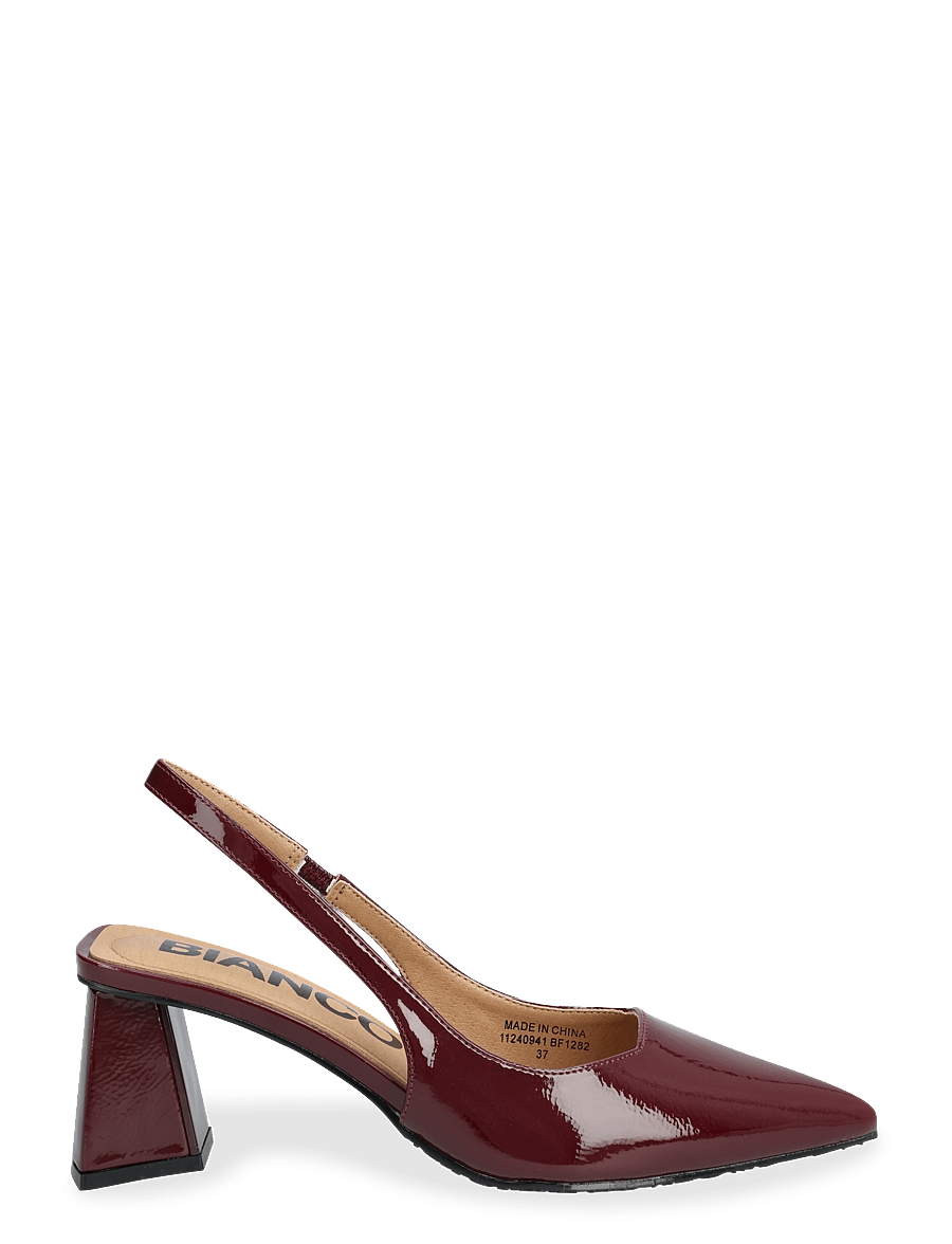 Bianco - BIAMARALYN Slingback Patent - konfirmation - burgundy - 1