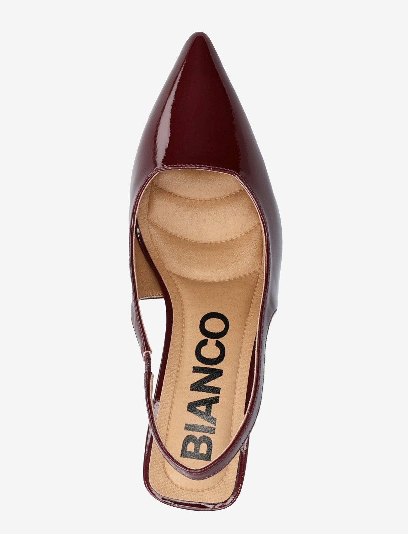 Bianco - BIAMARALYN Slingback Patent - konfirmation - burgundy - 3
